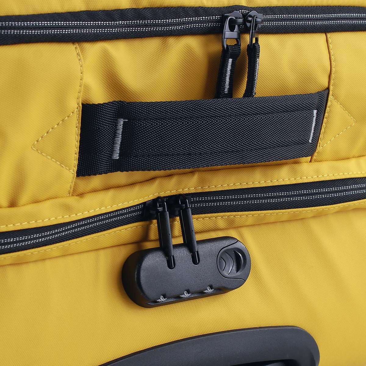 Kenorada Rollen-Reisetasche Backpack Rainbow L gelb