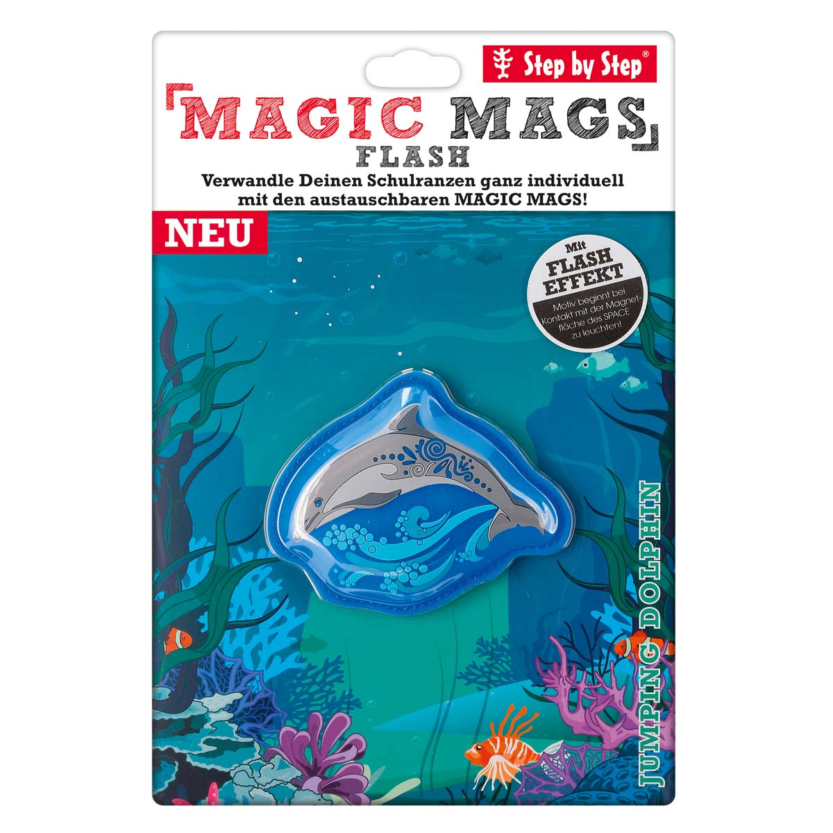 Step by Step Magnetbilder MAGIC MAGS FLASH Jumping Dolphin (139193)