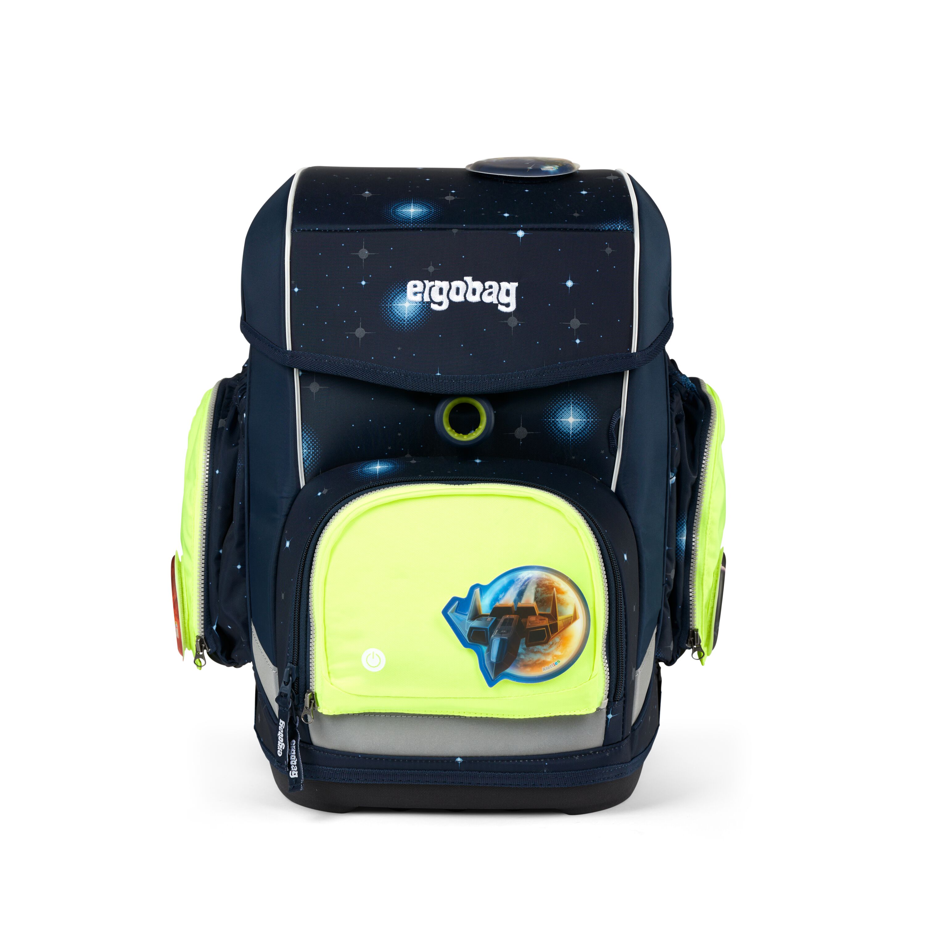 Ergobag Fluo LED Zip Set gelb