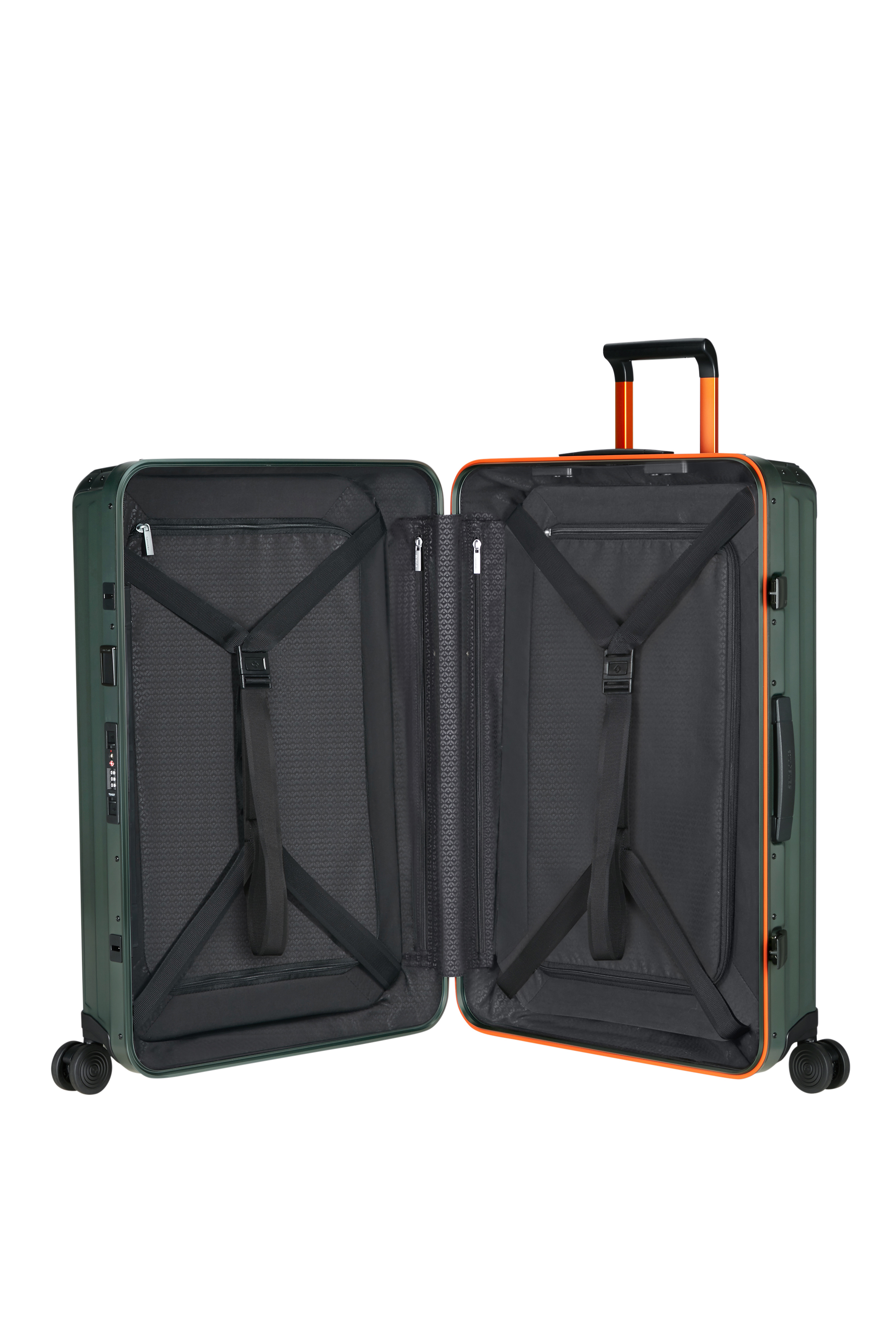 Samsonite Trolley Lite-Box Alu 76cm sage/orange