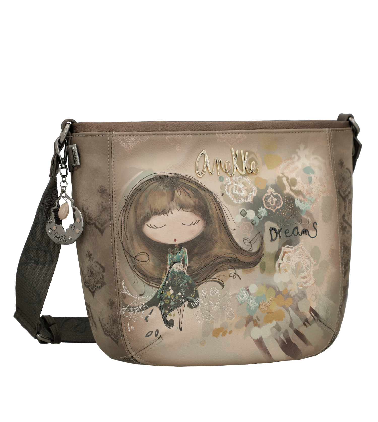 Anekke Umhängetasche Oval Real mittelgroß