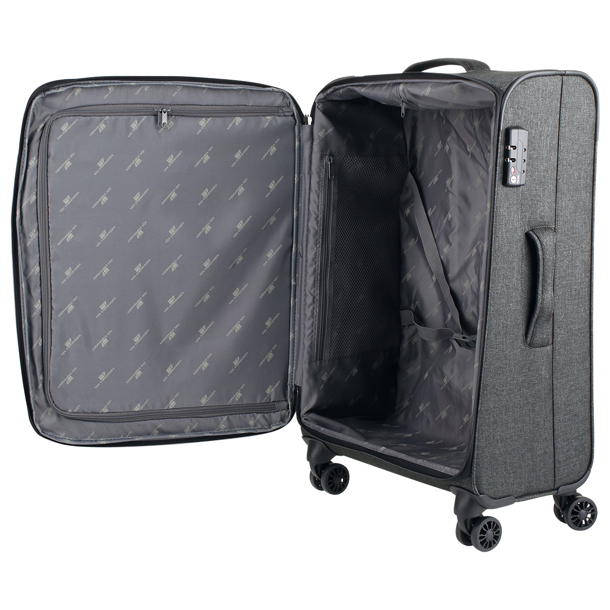 von Crønshagen Henrik 4-Rollen-Trolley 65cm Anthrazit