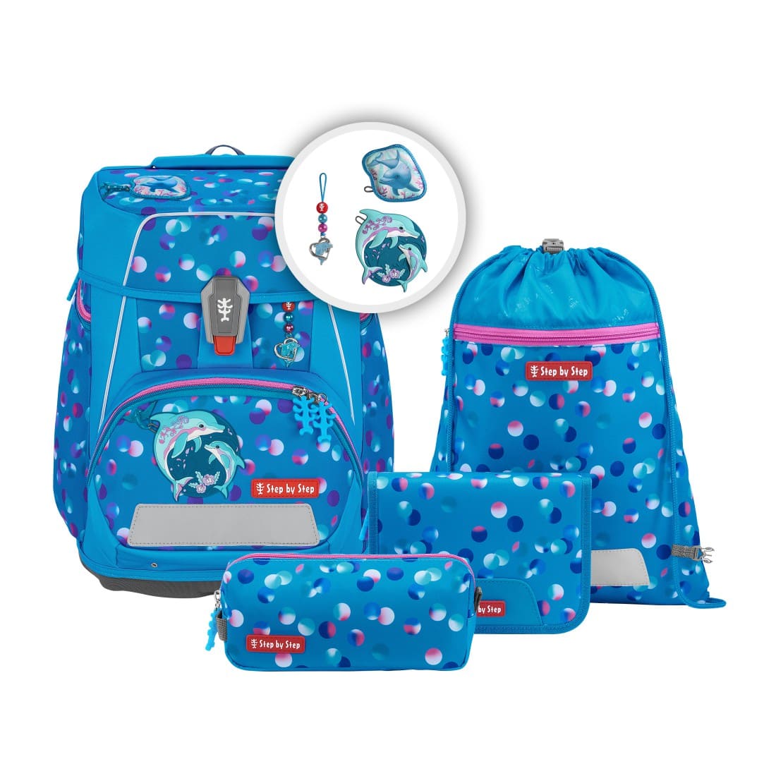 Step by Step Schulranzen-Set SPACE Dolphin Finja 2027