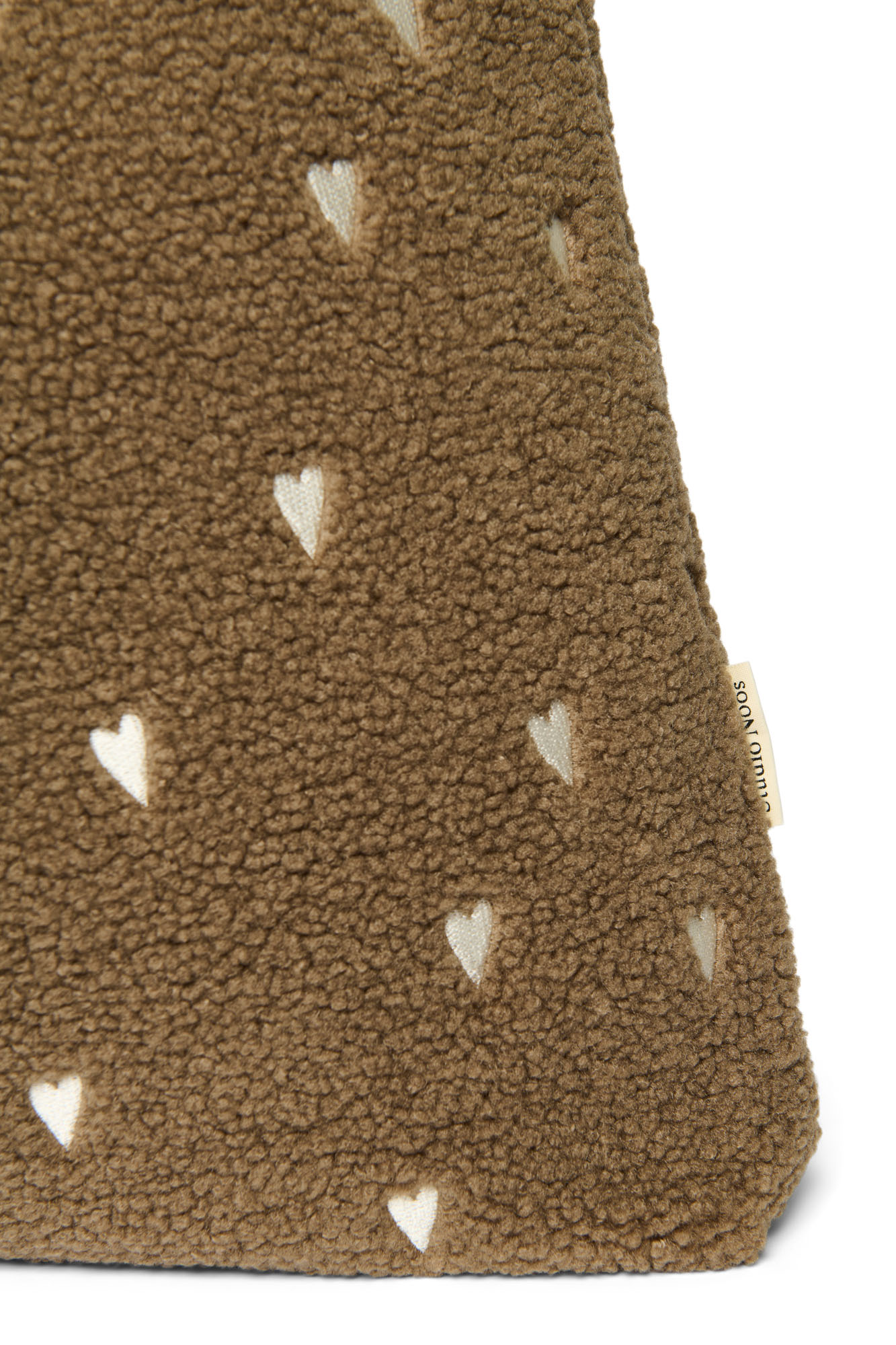 Studio Noos Teddy Mom Bag Brown Hearts 