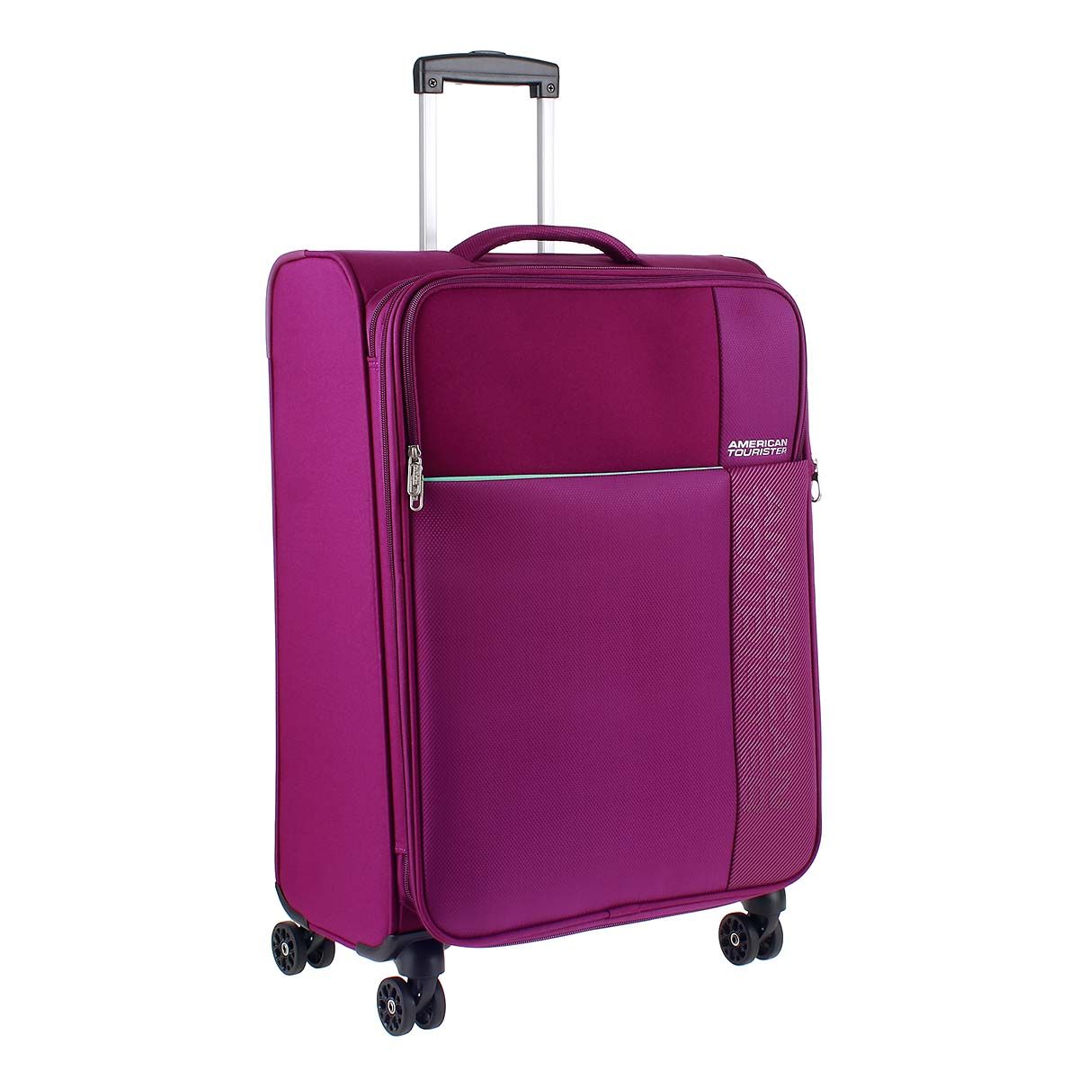 American Tourister Koffer Fun Cruise 65cm purple/ aquamarine