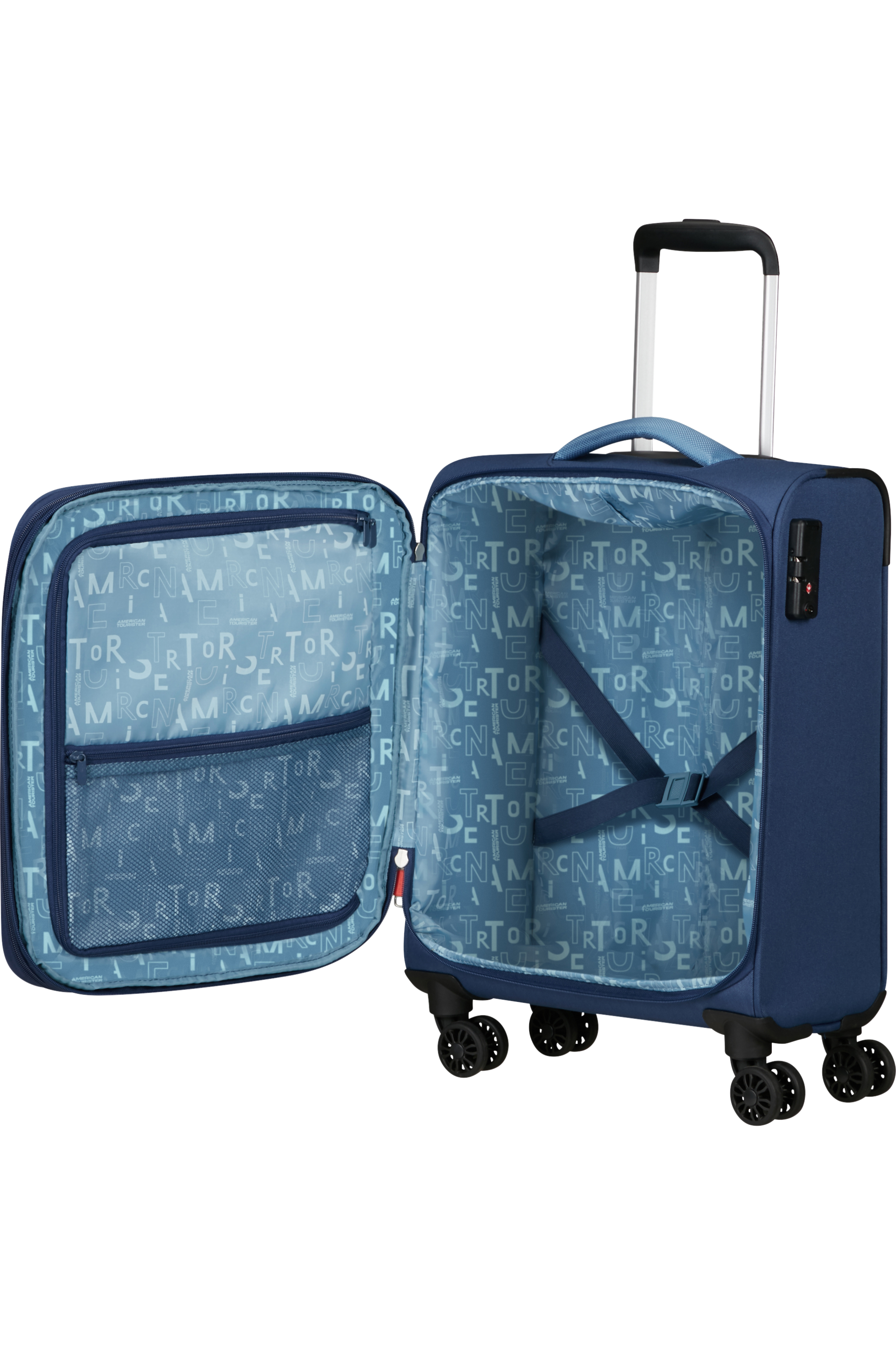 American Tourister Trolley Pulsonic 55cm combat navy