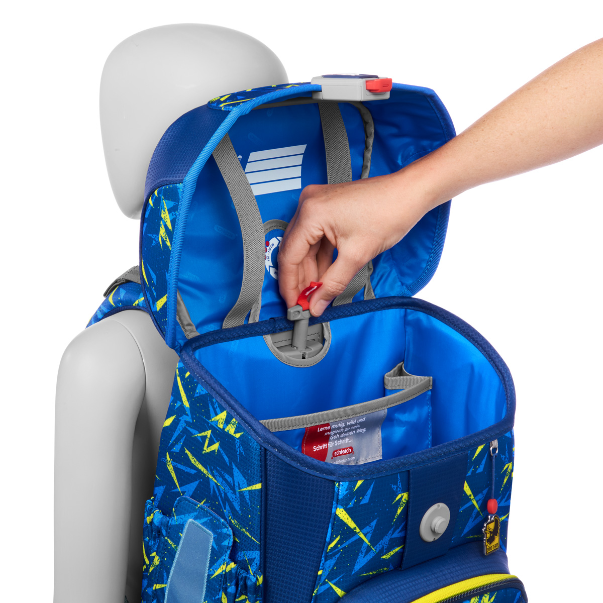 Step by Step Schulranzen-Set CLOUD schleich Triceratops