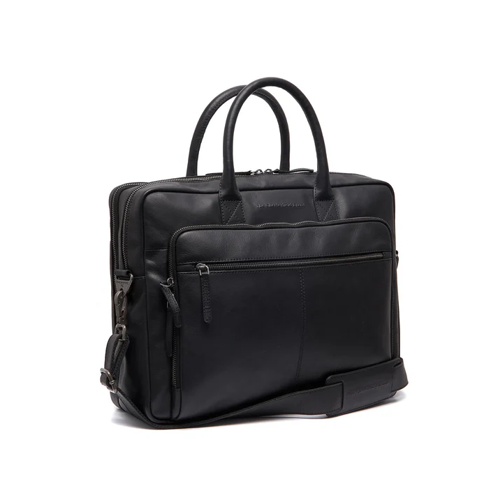 Chesterfield Leder Laptoptasche Tacama schwarz