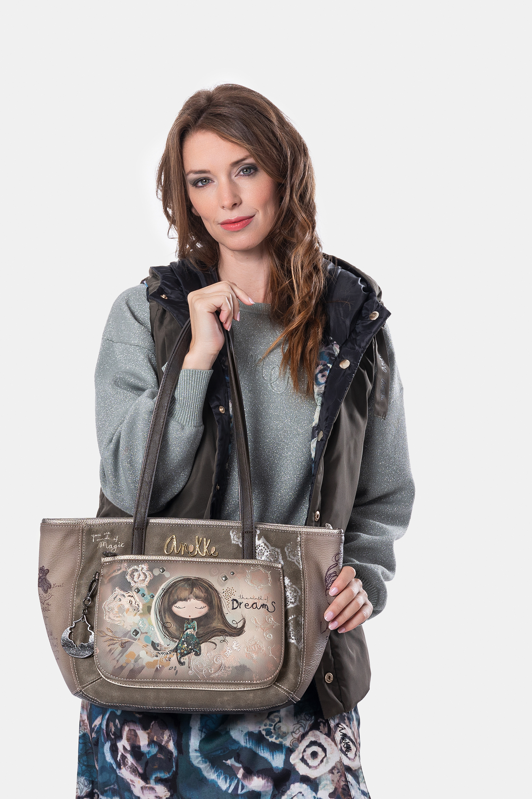 Anekke Schultertasche groß Real