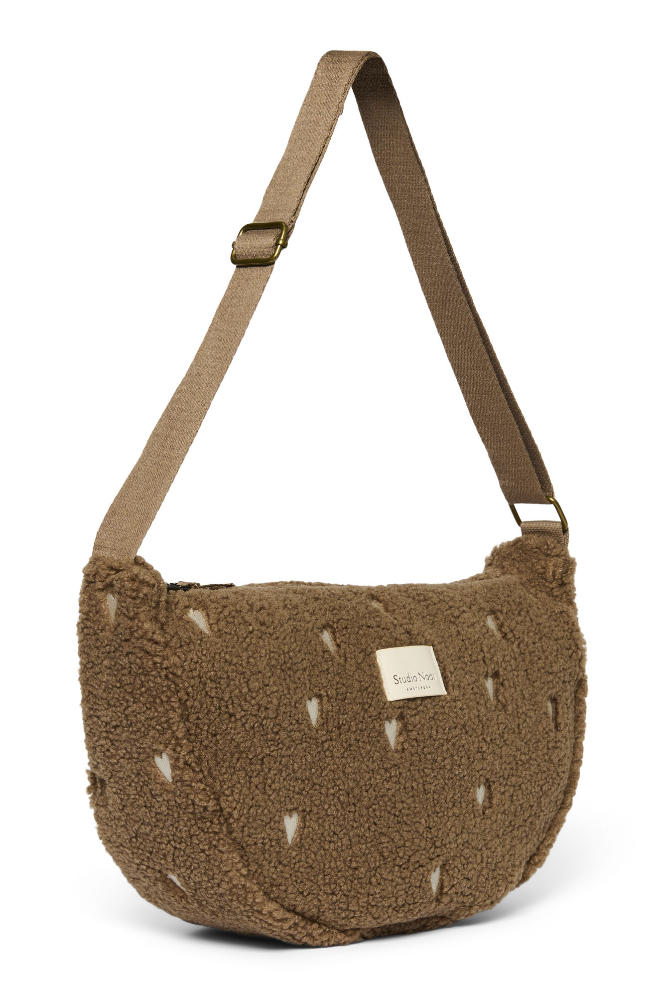 Studio Noos Teddy Adult Fanny Pack Brown Hearts Studio Noos Teddy Adult Fanny Pack Brown Hearts
