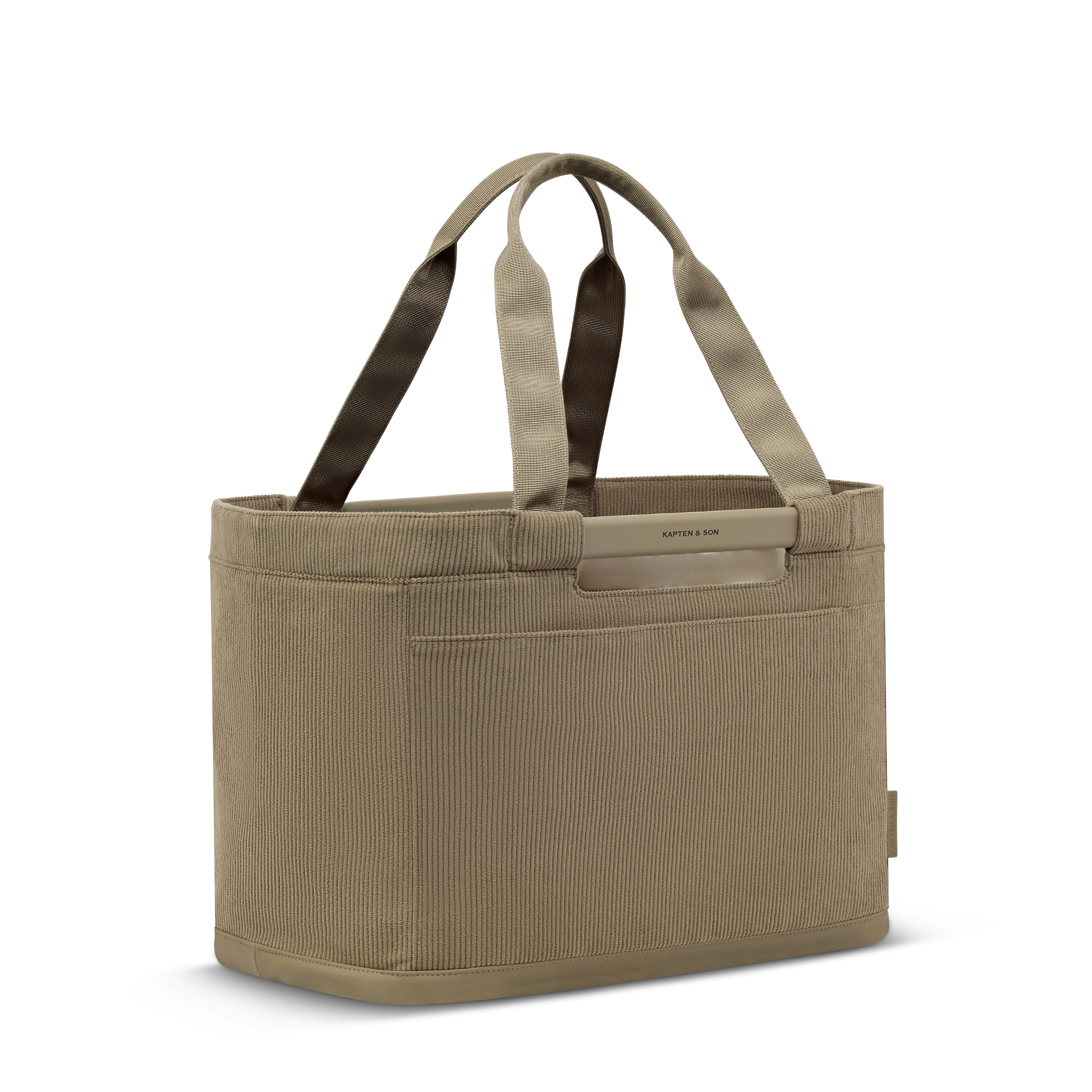 Kapten & Son Vaasa Shopping Basket Cord Dusty Khaki Kapten & Son Vaasa Shopping Basket Cord Dusty Khaki