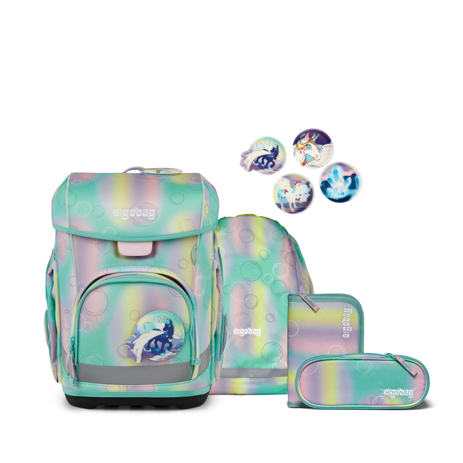 Ergobag Schulranzen-Set Cubo Light Zaubärwelt 2026 Ergobag Schulranzen-Set Cubo Light Zaubärwelt 2026