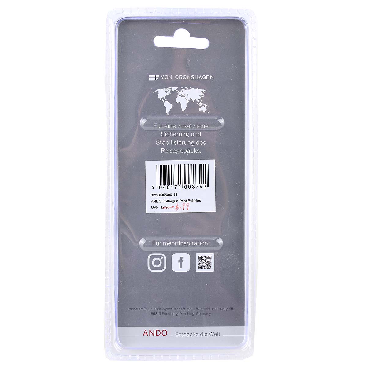 von Cronshagen Koffergurt Bubbles