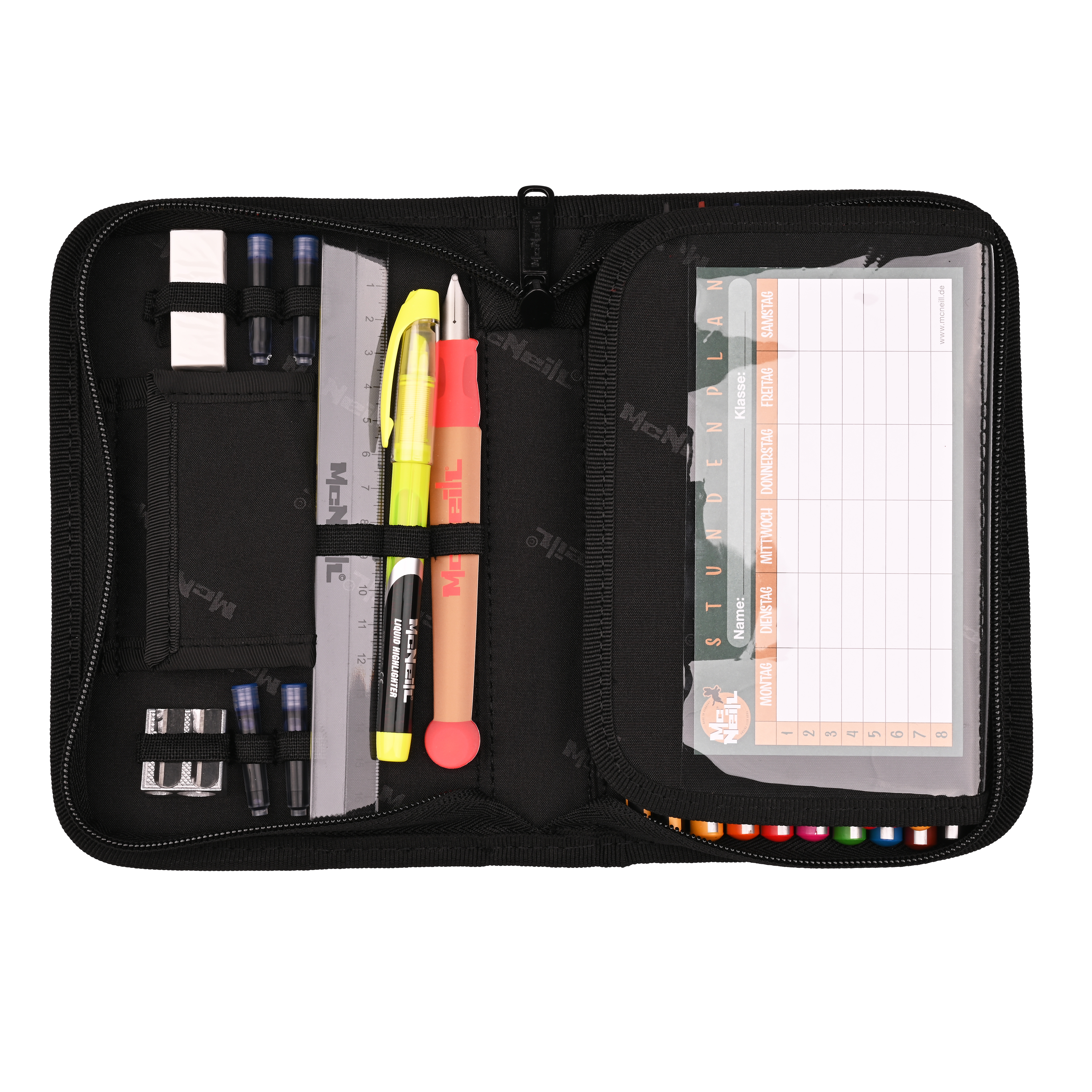 McNeill Schulranzen-Set Bravo Dinopark 9-teilig 