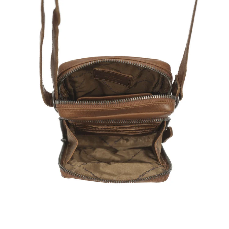 Chesterfield Handytasche Leder Hamilton cognac