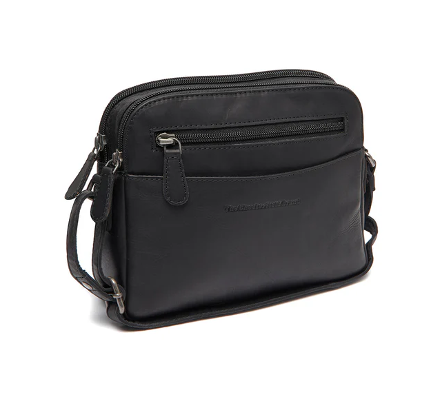 Chesterfield Leder Umhängetasche Vionne schwarz