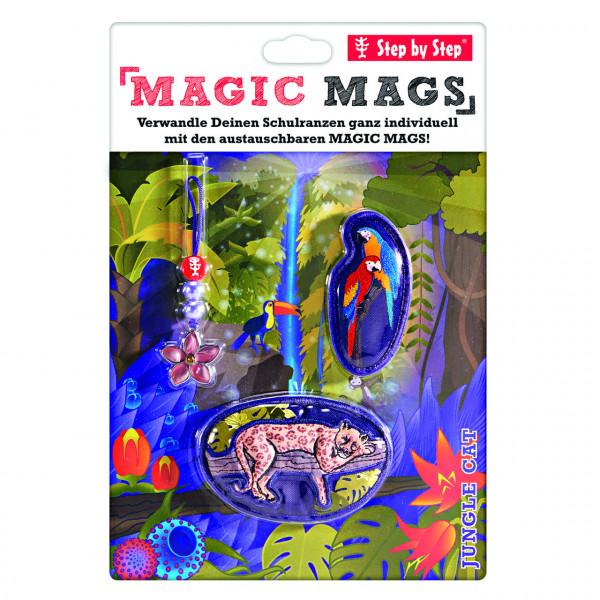 Step by Step Magnetbilder MAGIC MAGS Set 3-teilig "Jungle Cat" (183804)