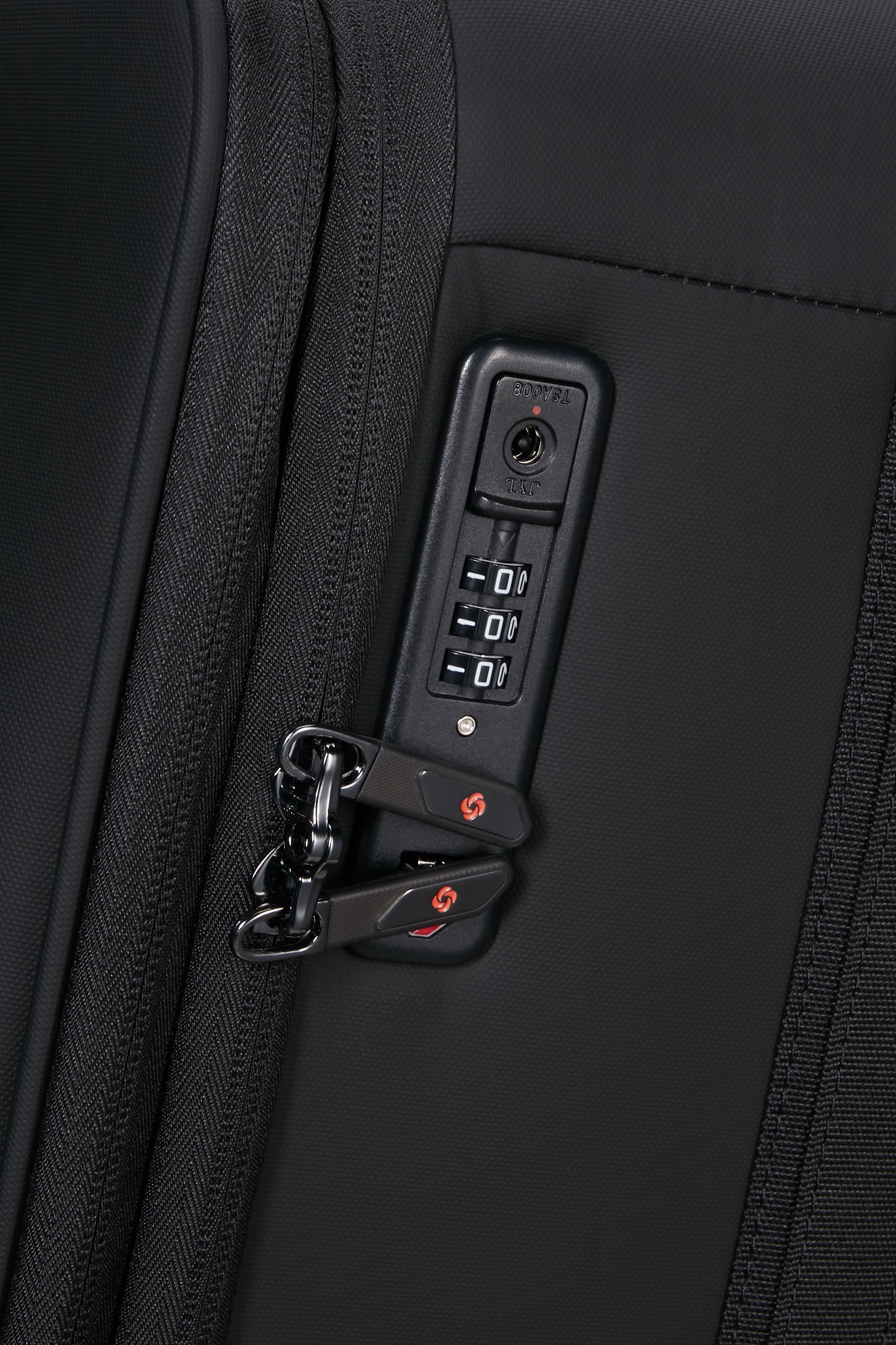 Samsonite Koffer Glazed L black