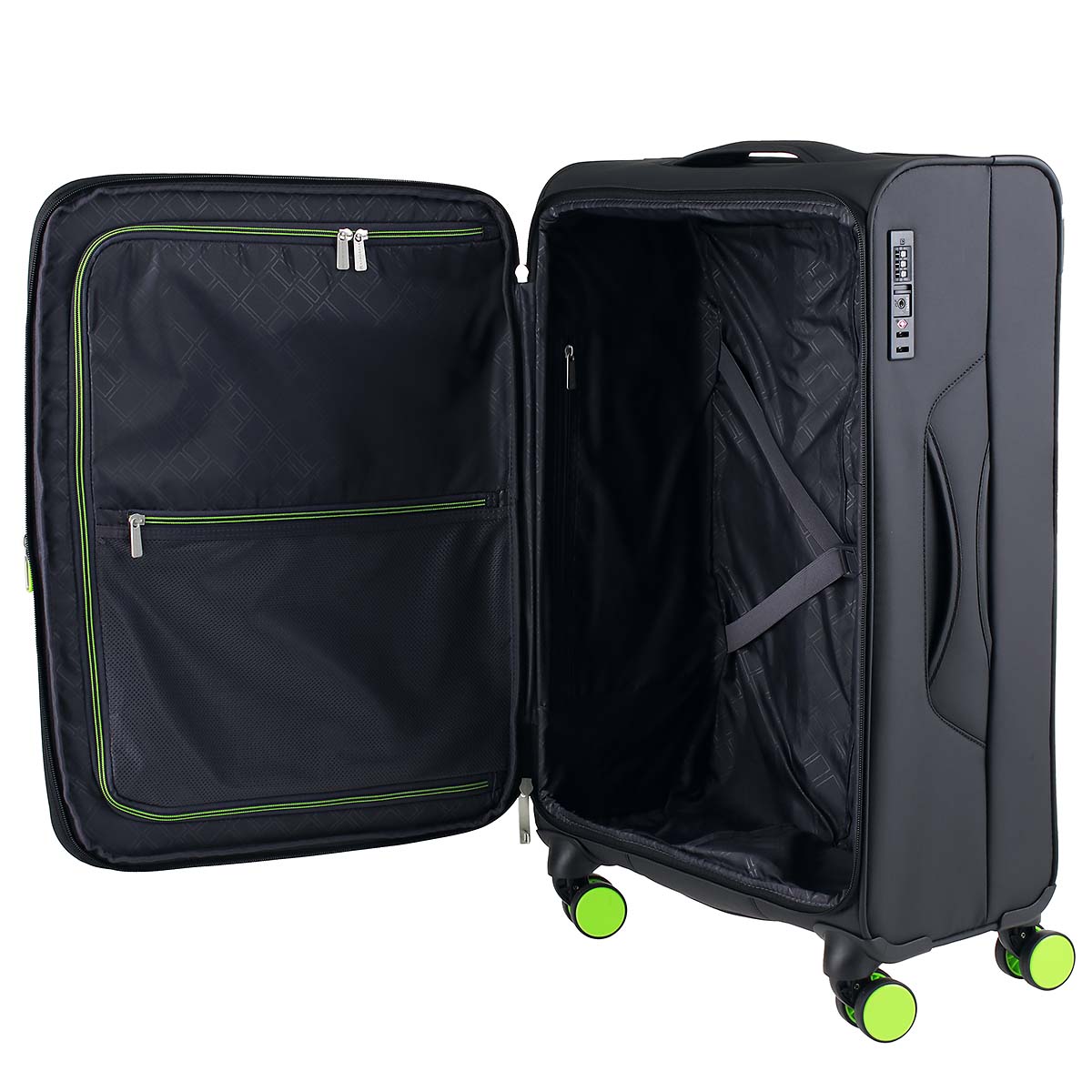Kenorada Trolley Lightstyler 80cm black/neon green
