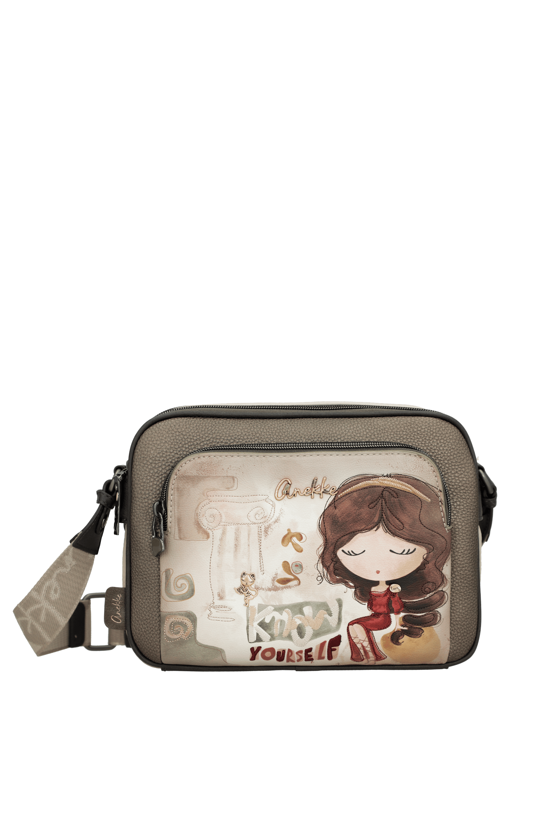 Anekke Umhängetasche mit Vorderfach Muse