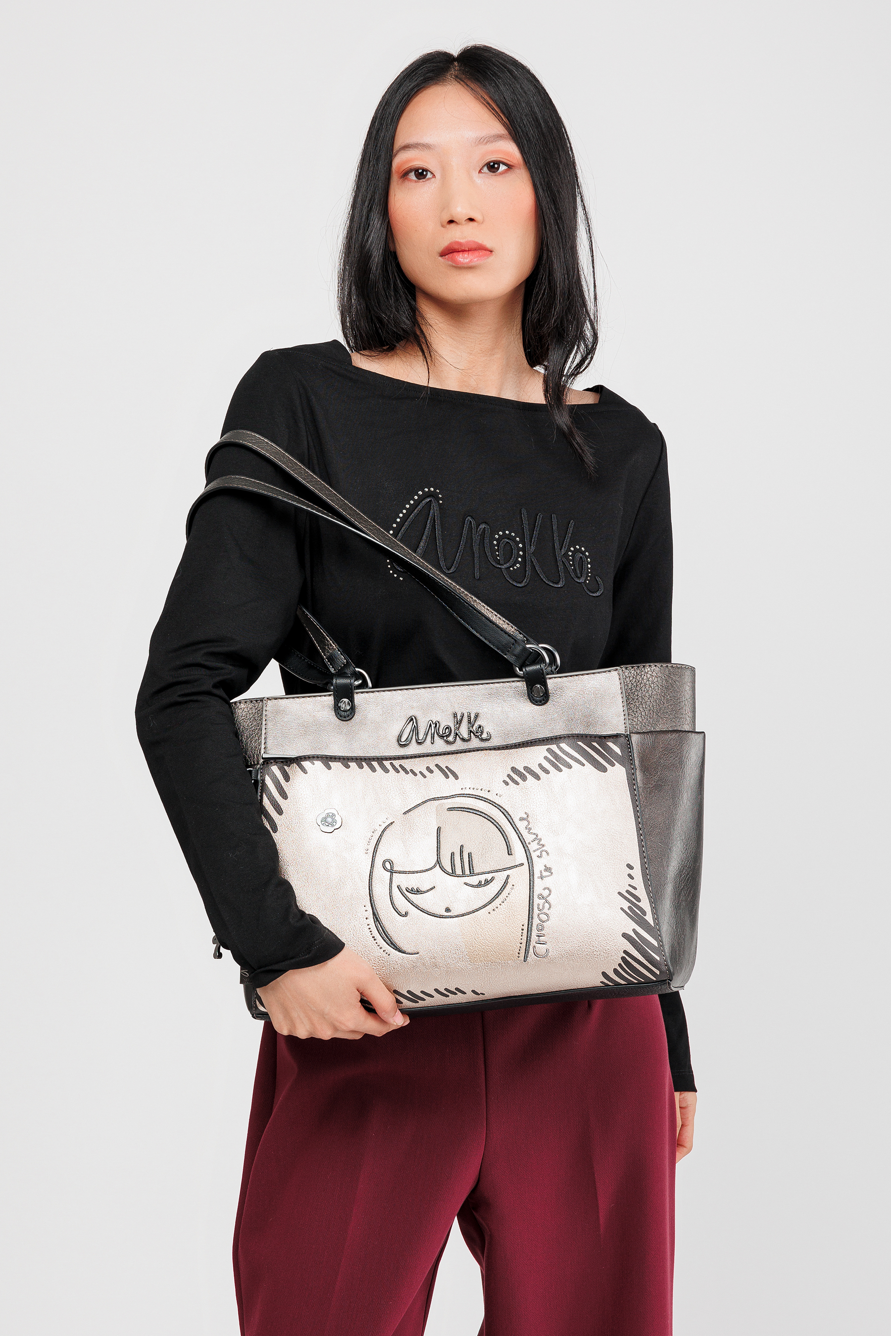 Anekke Schultertasche Nature Koko groß Anekke Schultertasche Nature Koko groß