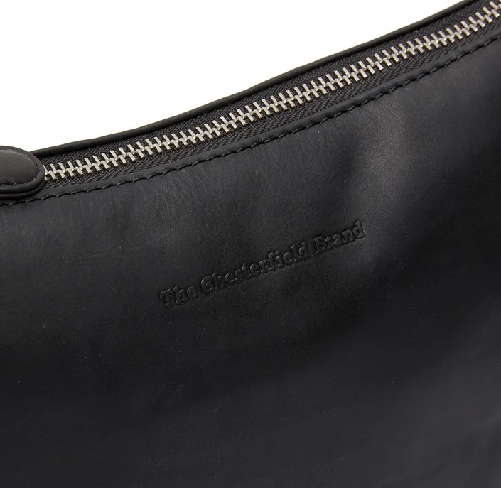 Chesterfield Leder Umhängetasche Redding schwarz