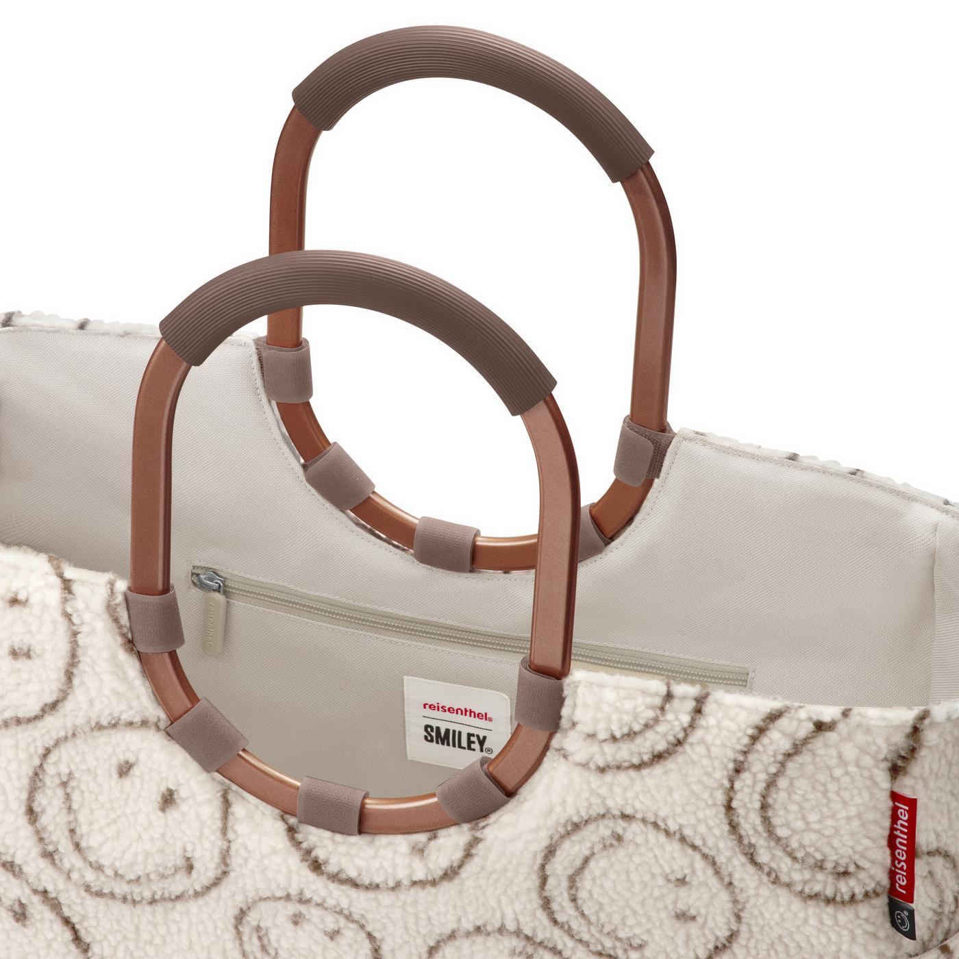 Reisenthel Loopshopper L Smiley Teddy Chocolate