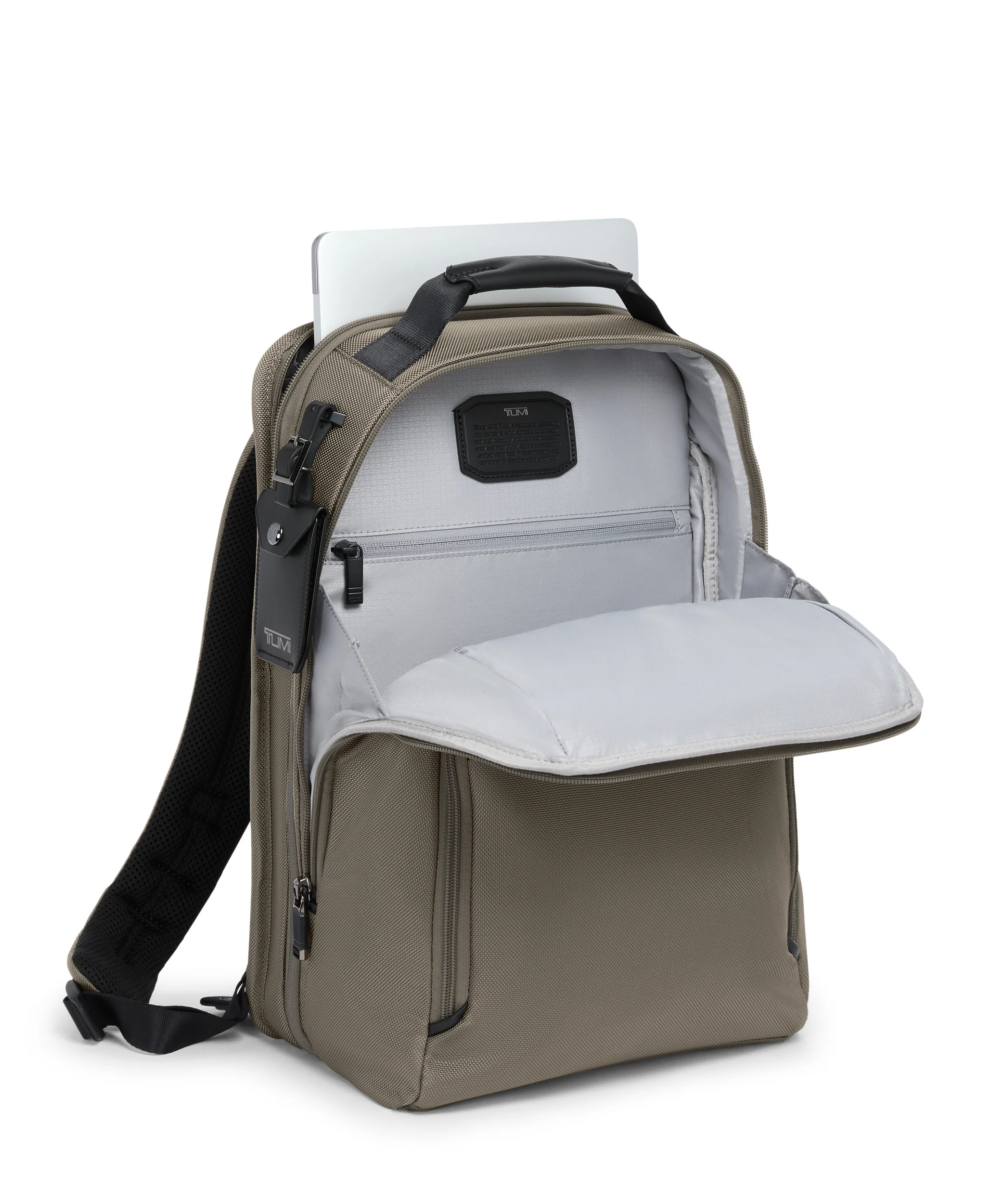 TUMI Alpha 4 erweiterbarer Rucksack 15" grey alloy