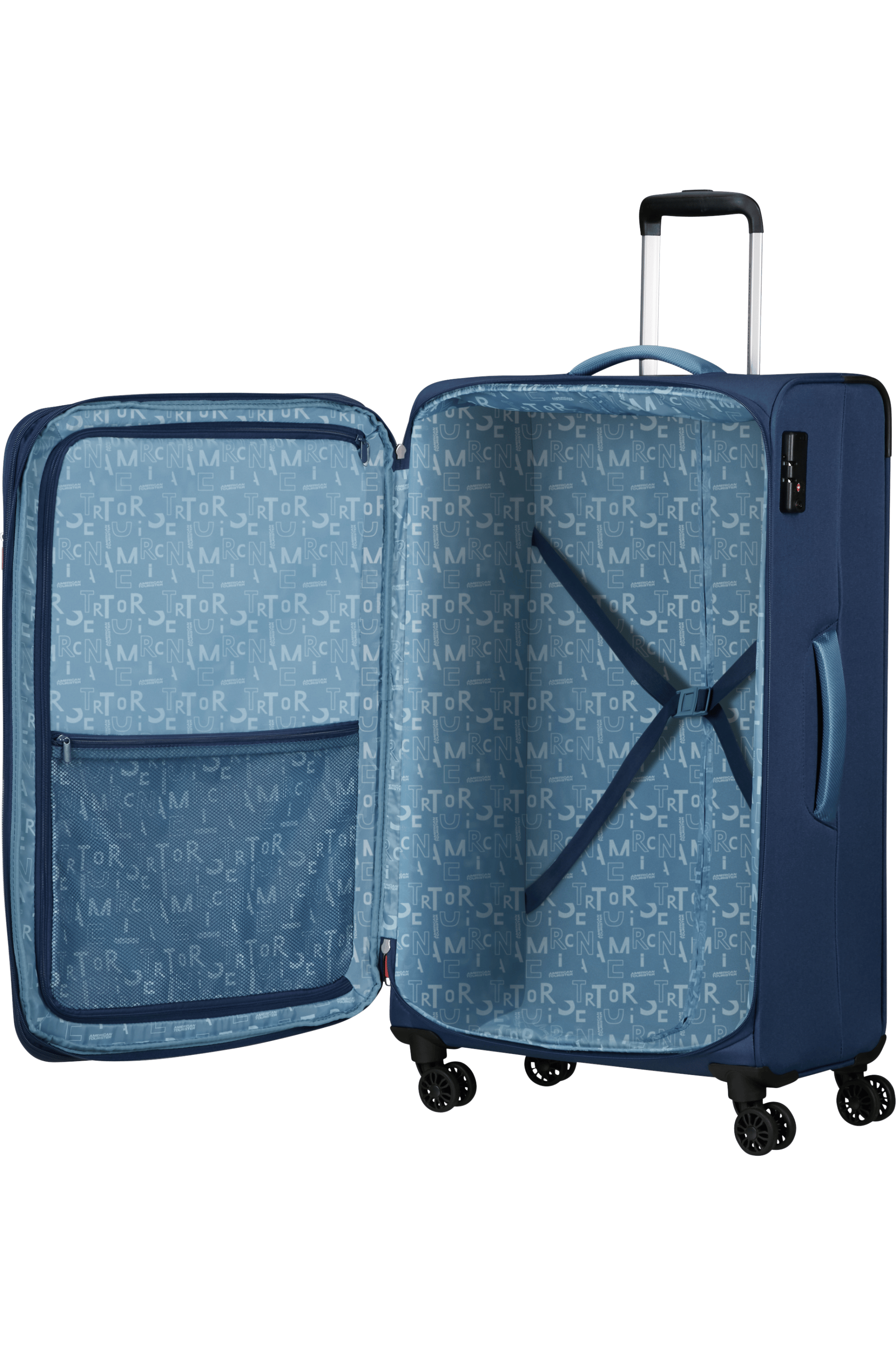 American Tourister Trolley Pulsonic 81cm combat navy