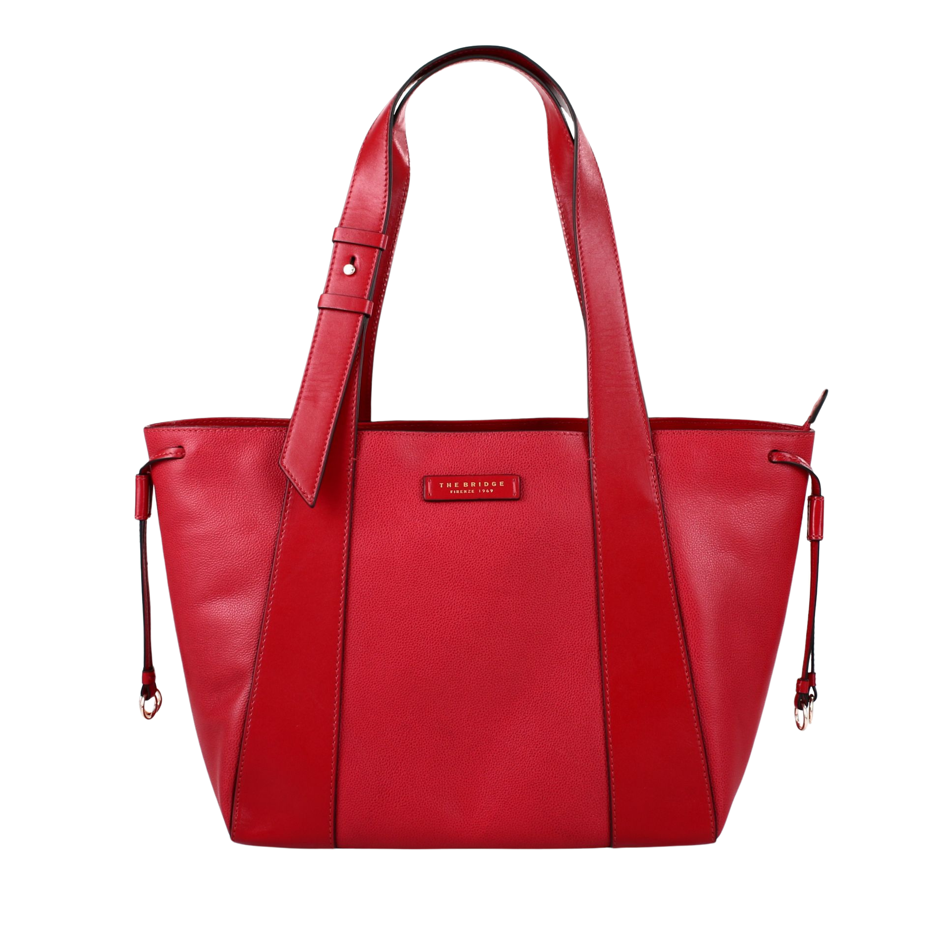 The Bridge Leder Shopper rot