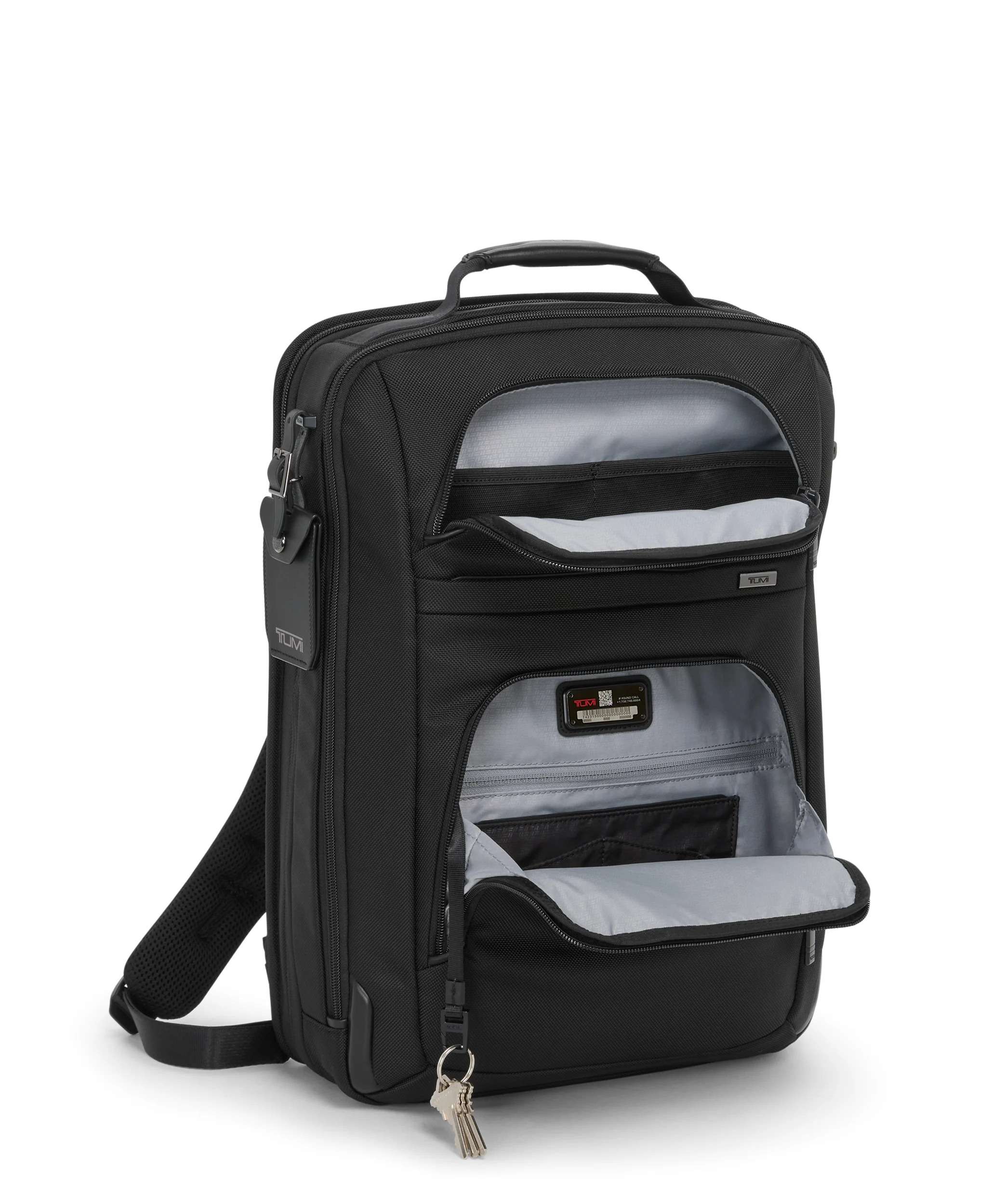 TUMI Alpha 4 großer erweiterbarer Rucksack 17" black