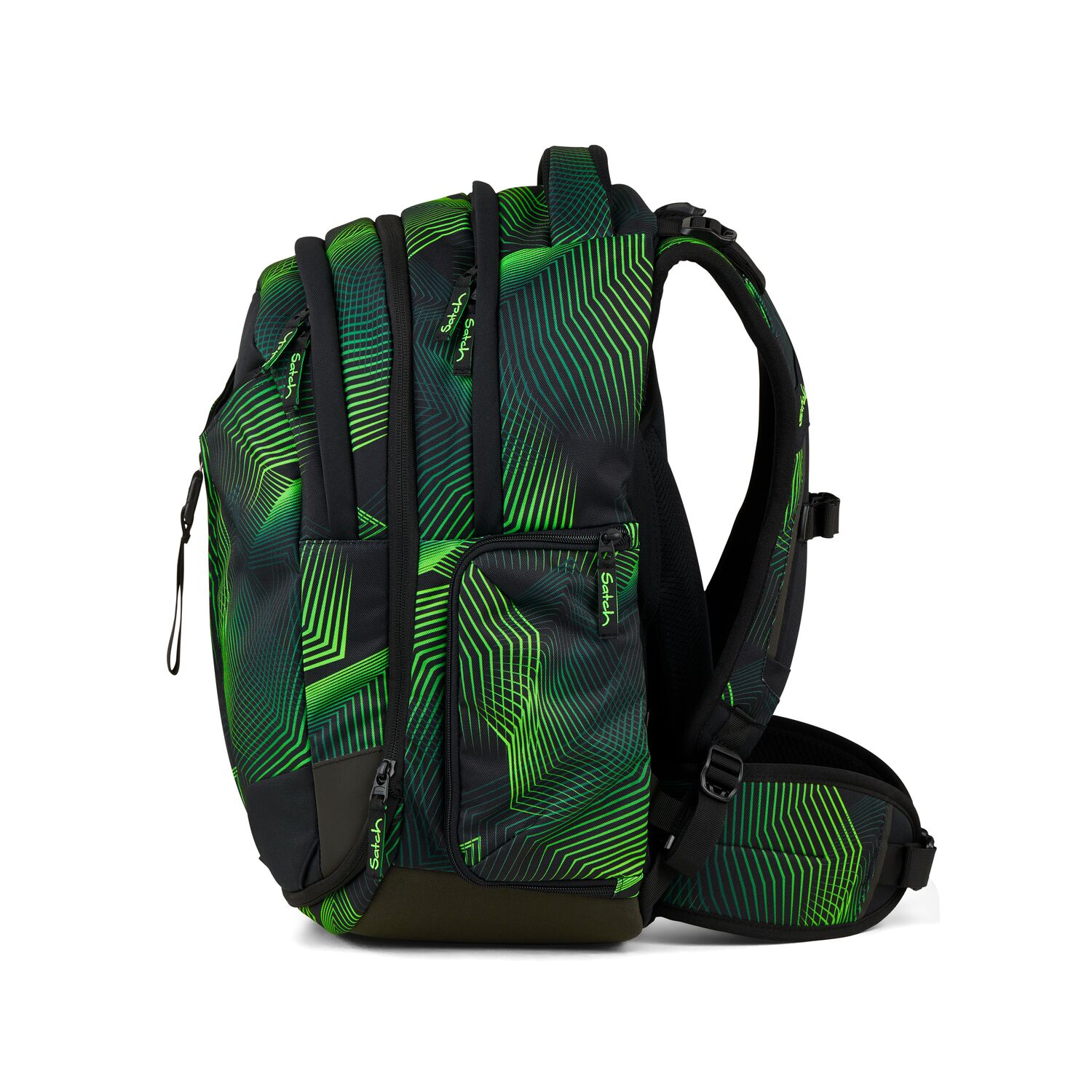 Satch Schulrucksack Match Seismic Green 2025