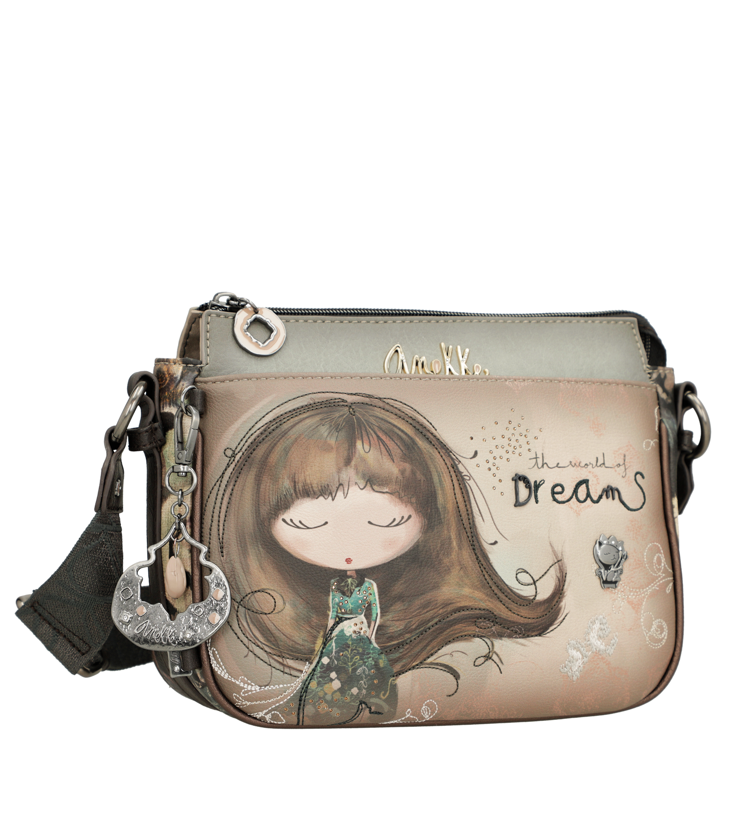 Anekke Umhängetasche Real mittelgroß