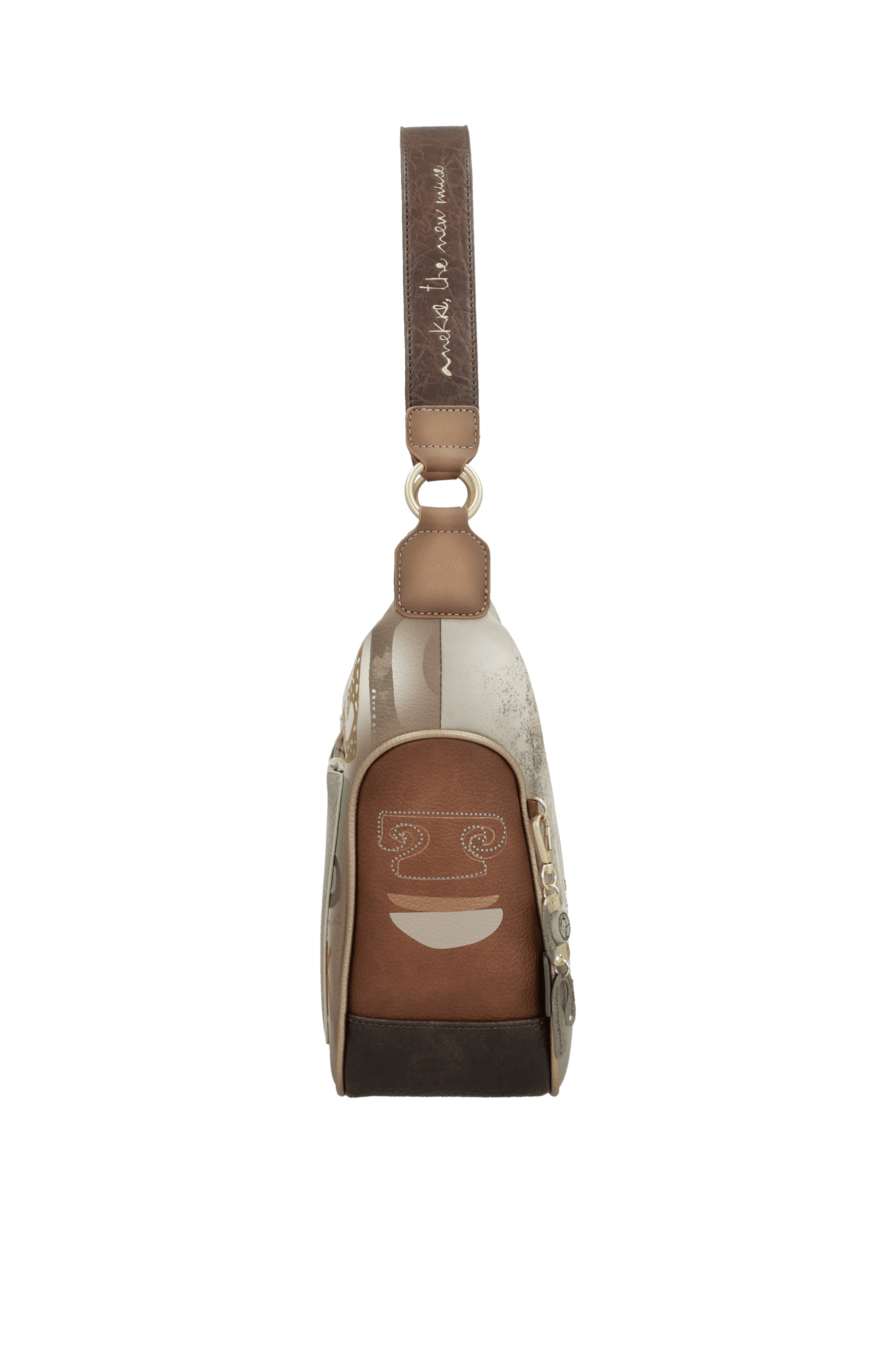 Anekke Schultertasche mit Umhängeriemen Muse