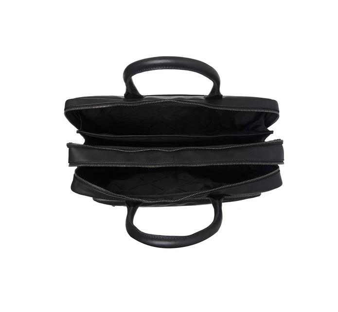 Chesterfield Leder Laptoptasche Tacama schwarz