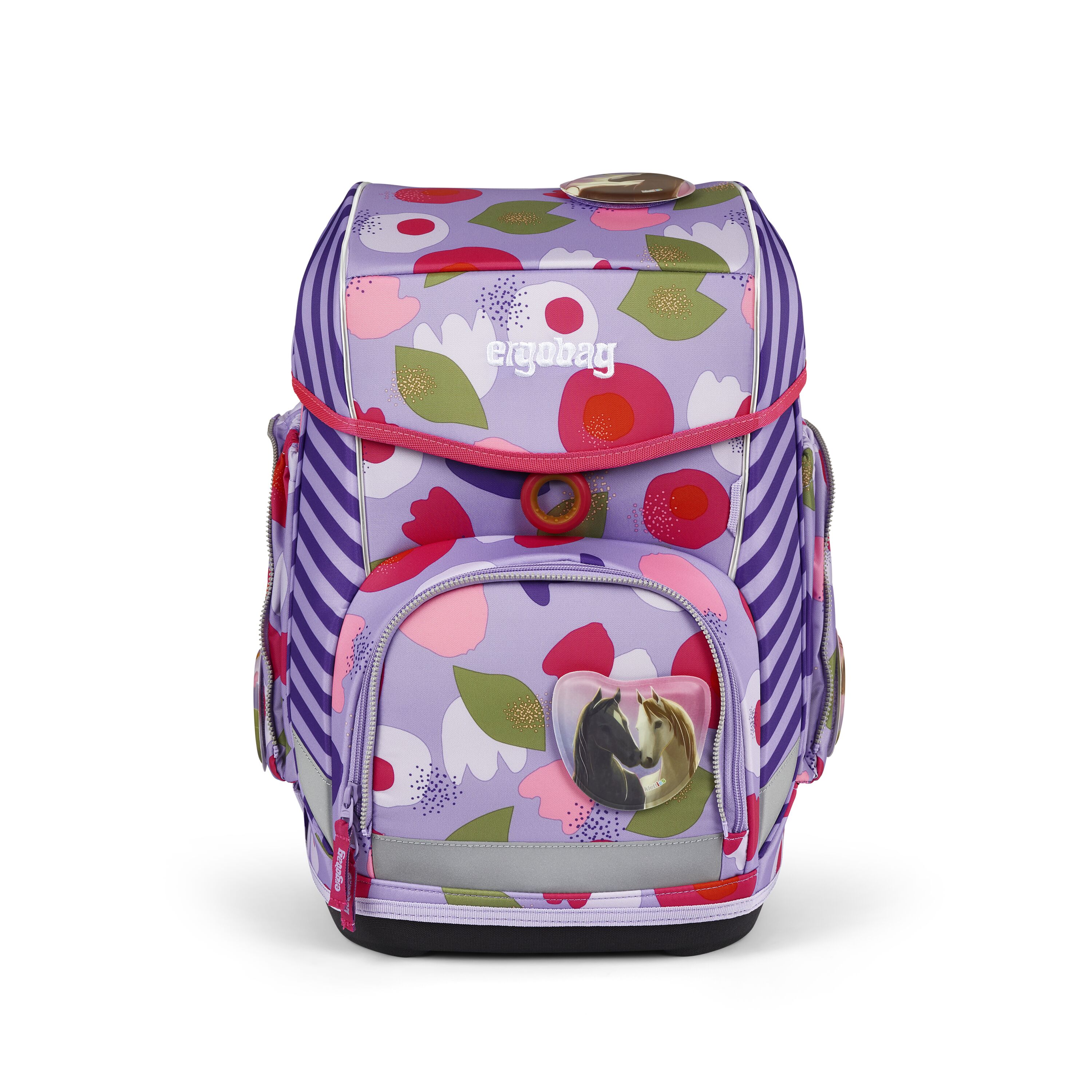Ergobag Schulranzen-Set Cubo BlütenzauBär 2024