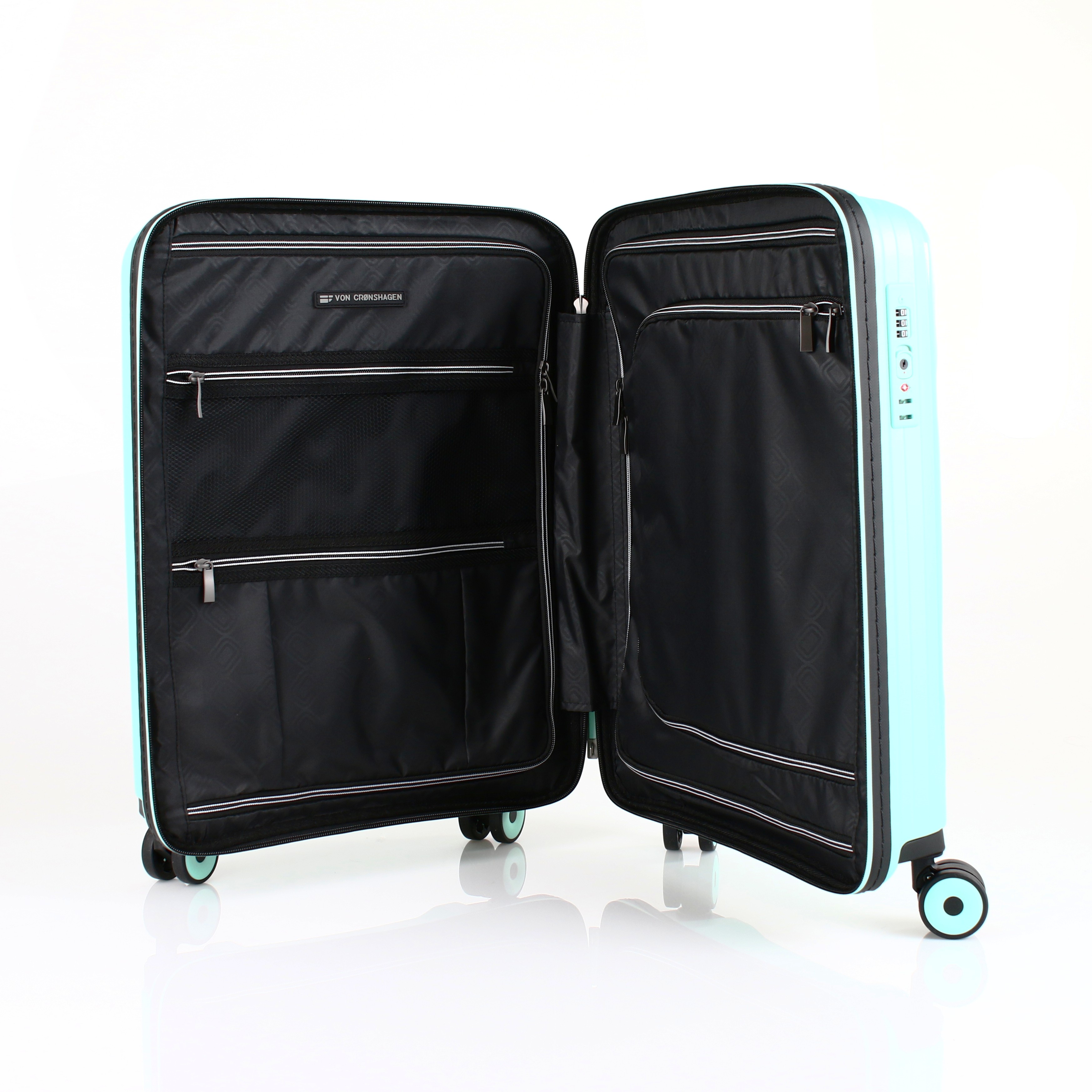 Von Crønshagen Trolley Mogens 55cm aqua