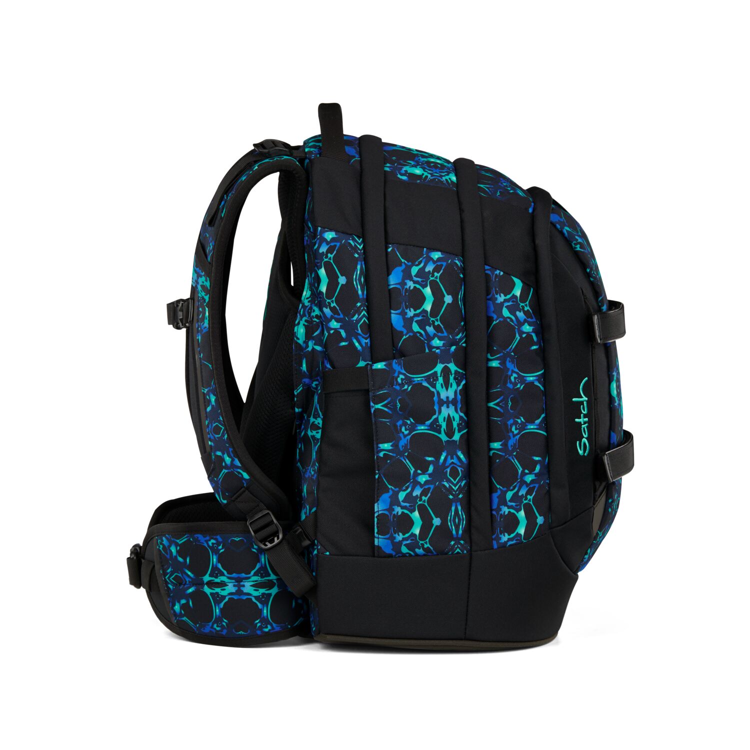 Satch Pack Schulrucksack Caleido Blue 2025