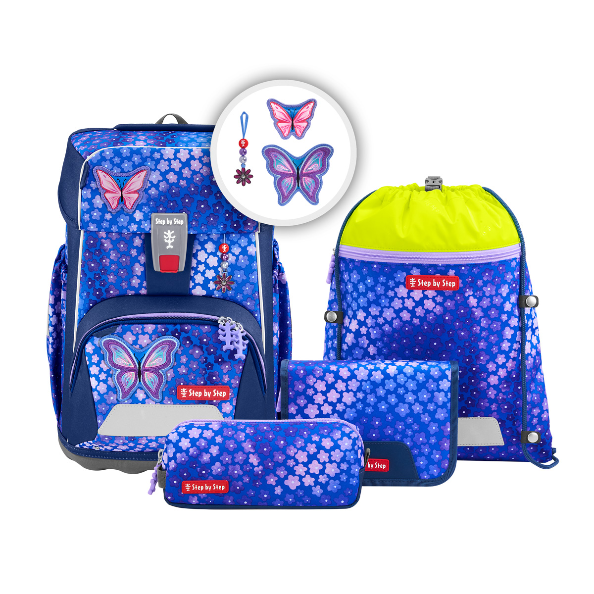 Step by Step Giant Schulranzen-Set Butterfly Maja 2027