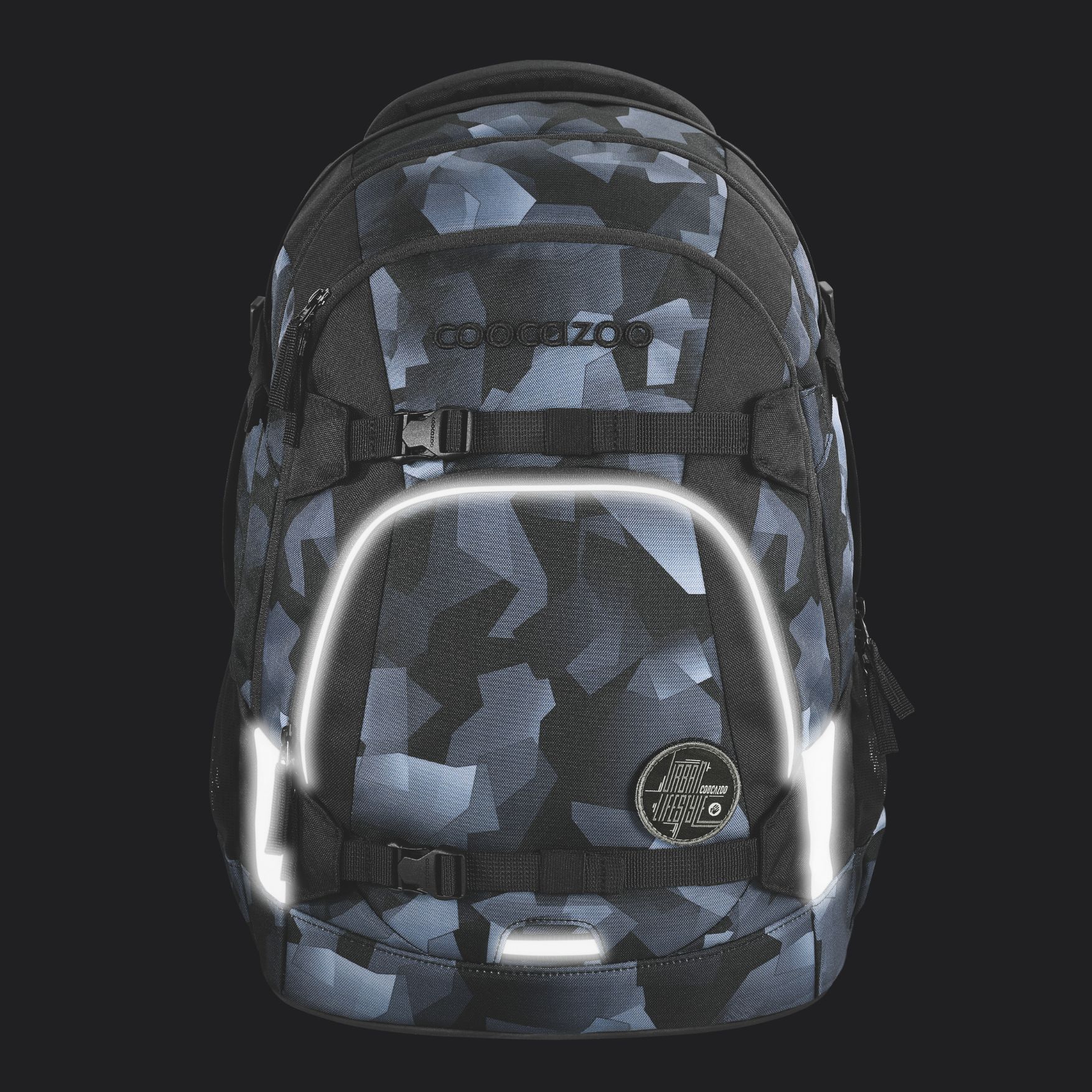 Coocazoo Schulrucksack MATE – Grey Rocks Set
