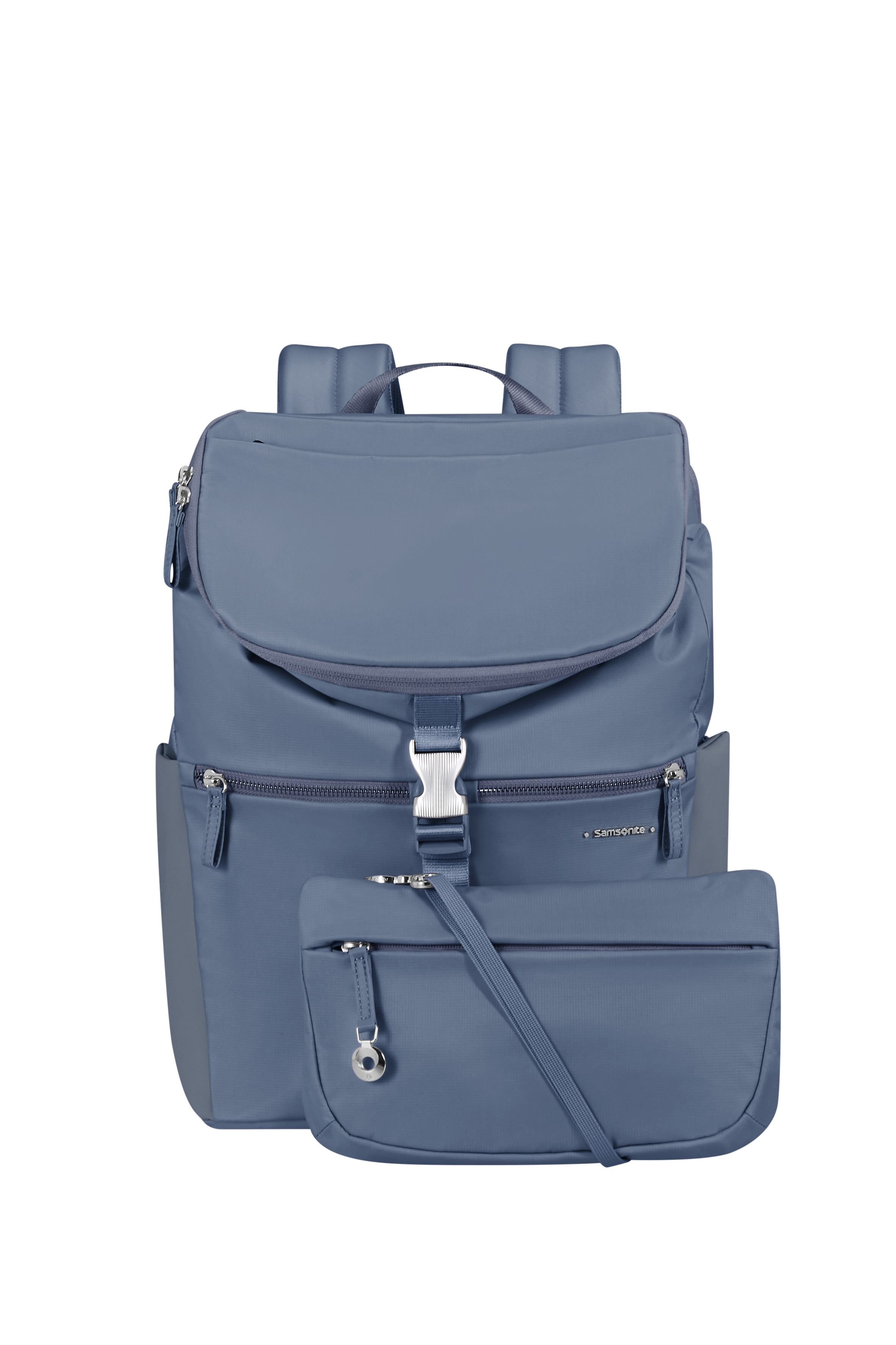 Samsonite Move Journey Rucksack + Pouch storm blue