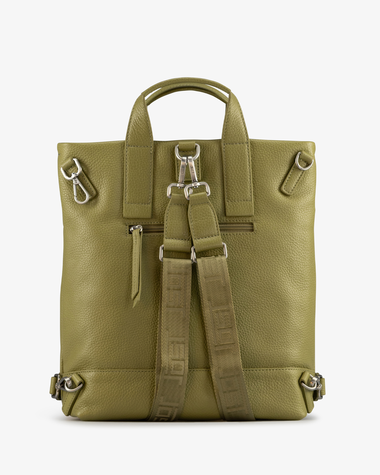 Jost Handtasche mit Rucksackfunktion + Fronttaschen Vika X-Change XS grün