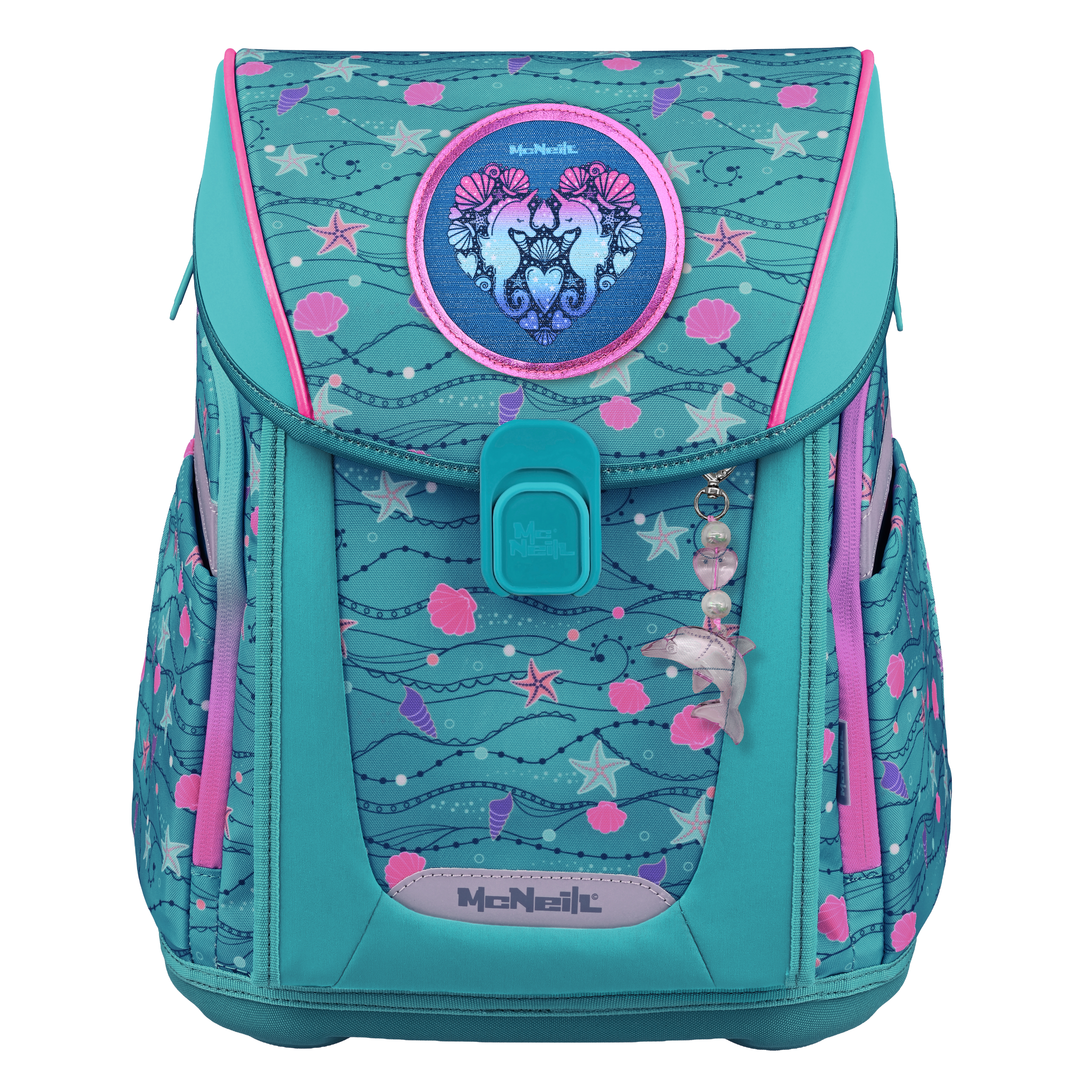 McNeill Schulranzen-Set Primo Seafish 9-teilig 