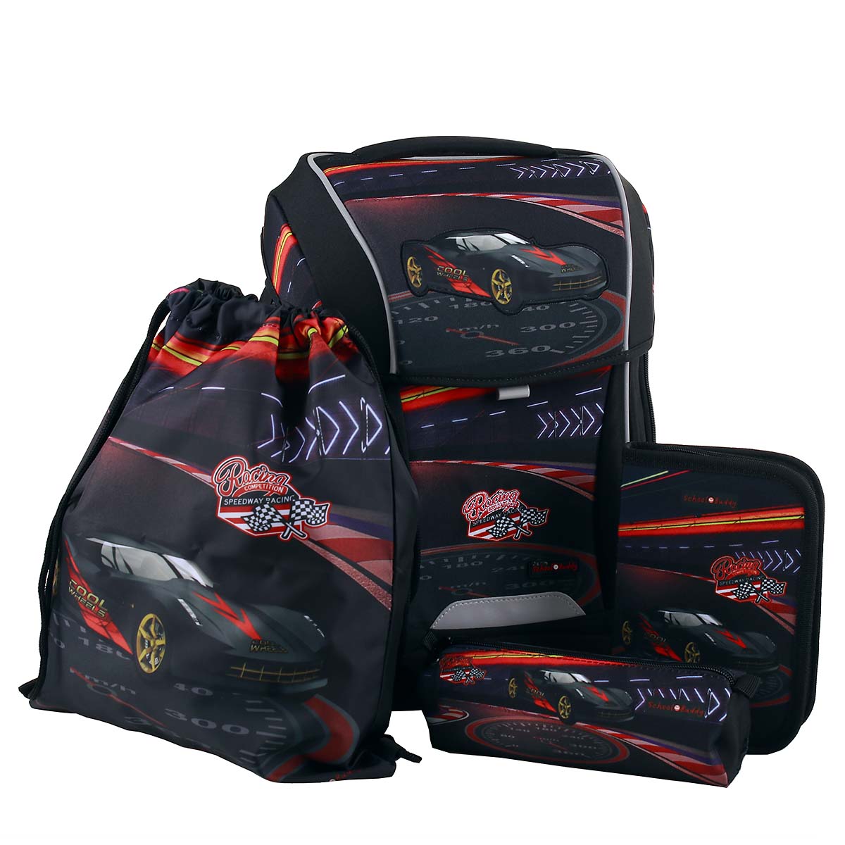 School Buddy Schulranzen-Set Racing