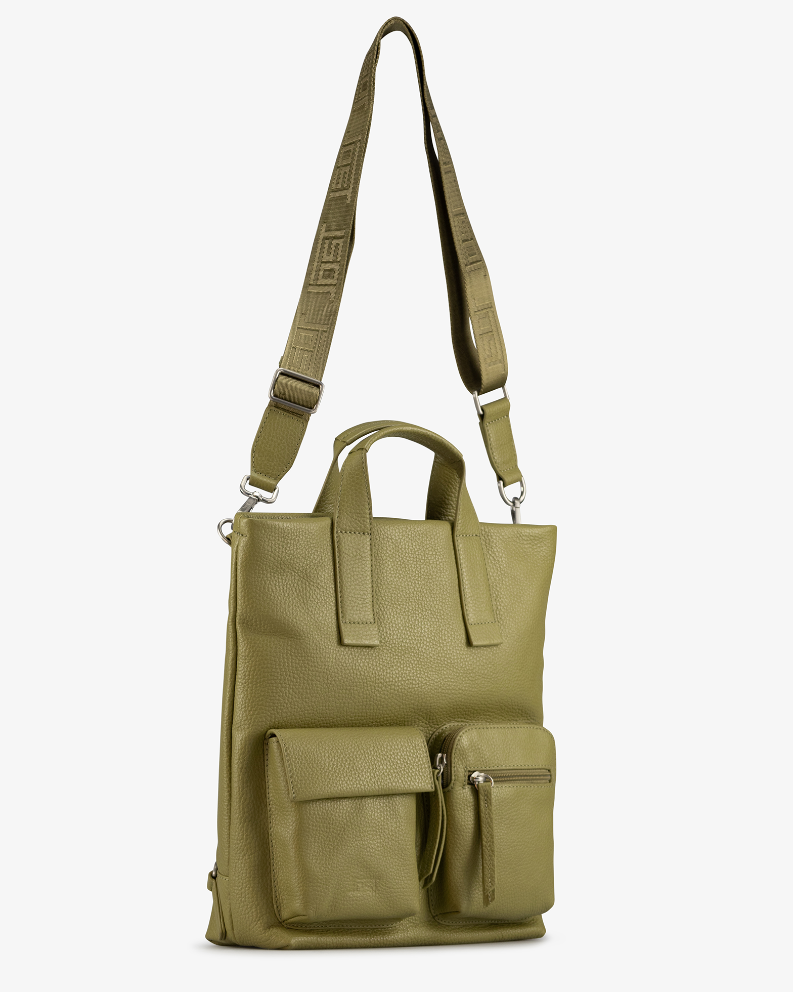 Jost Handtasche mit Rucksackfunktion + Fronttaschen Vika X-Change XS grün