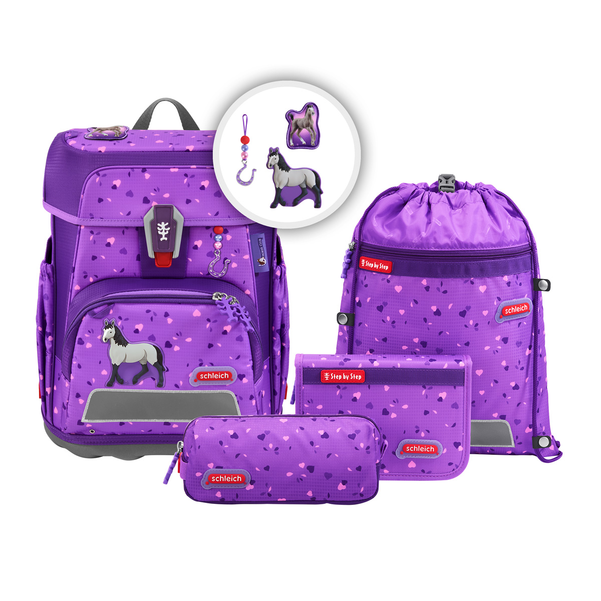 Step by Step Schulranzen-Set CLOUD schleich Horse Club