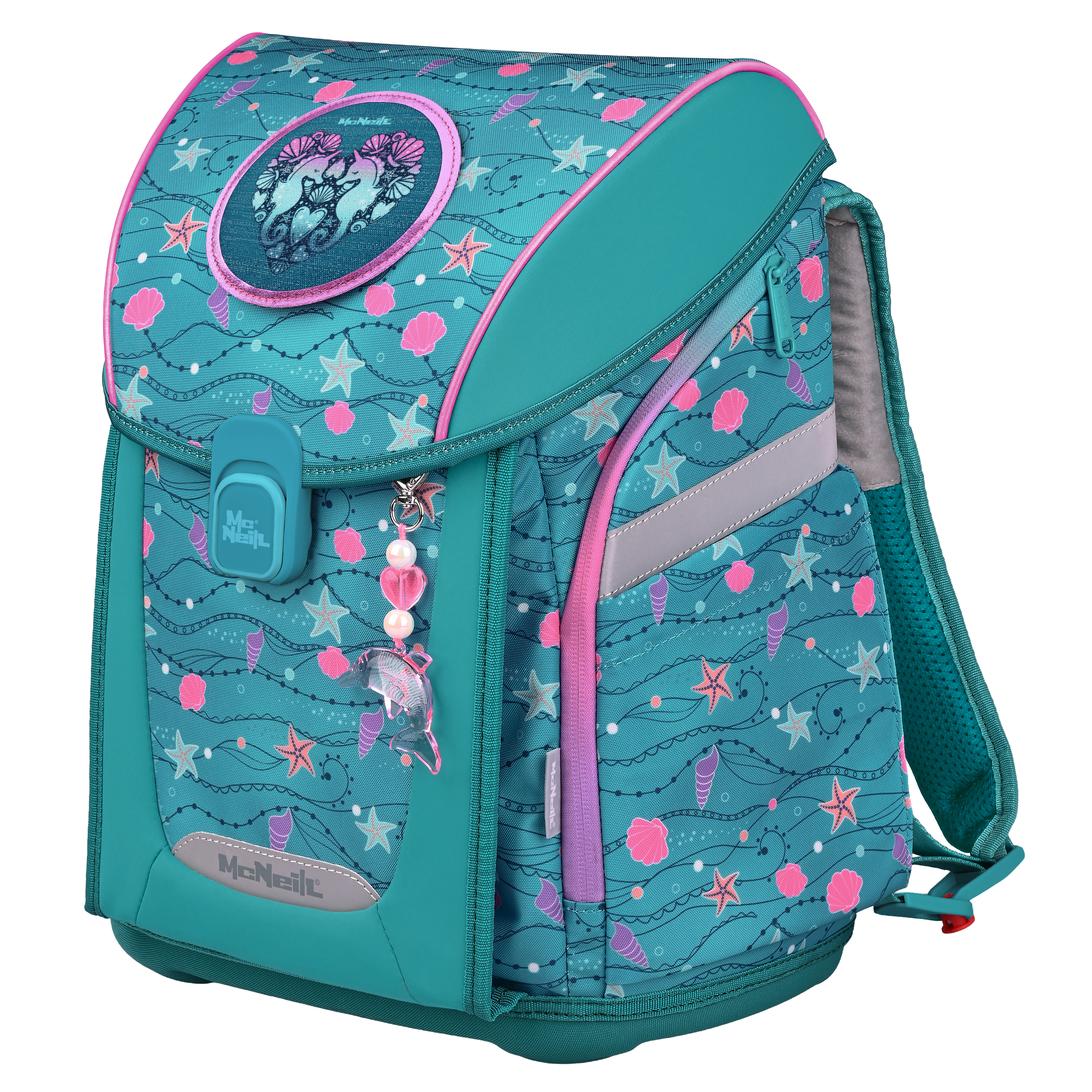 McNeill Schulranzen-Set Primo Seafish 9-teilig 