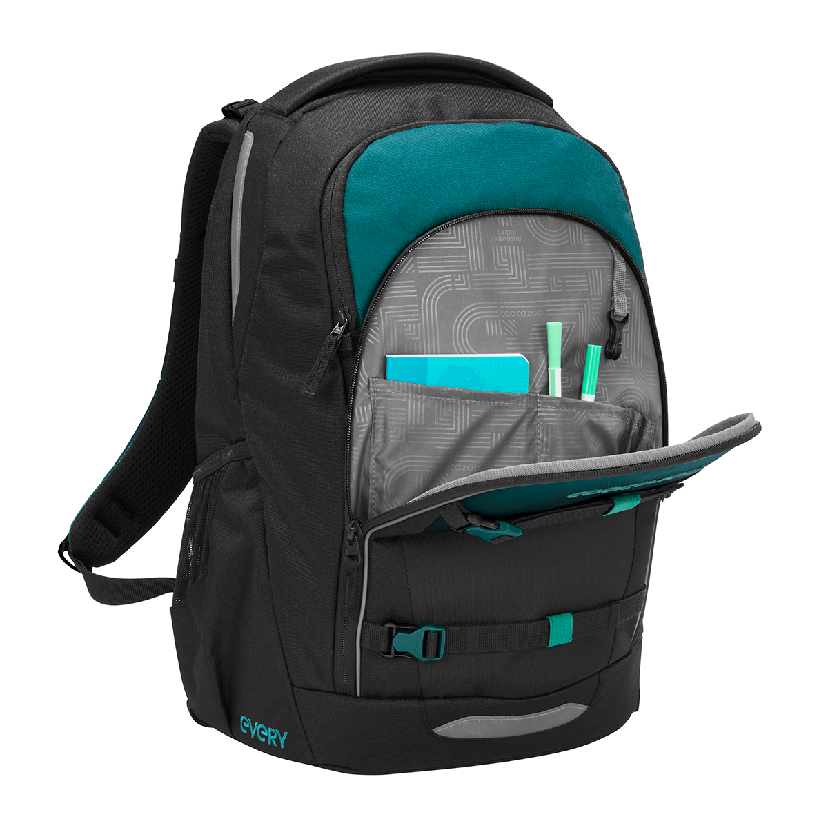 Coocazoo Schulrucksack EVERY Teal Shadows