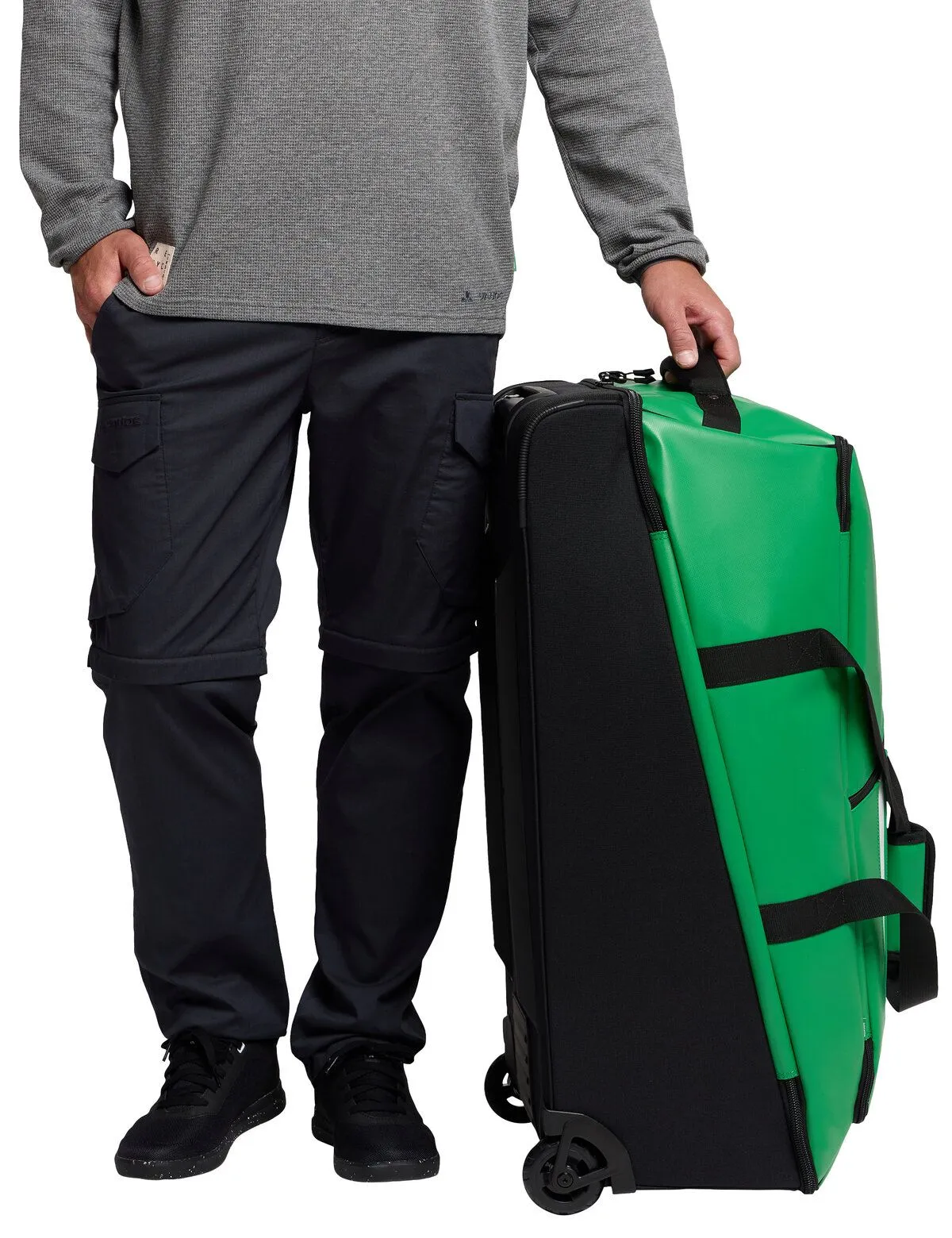 Vaude Reisetasche mit Rollen Rotuma 90 apple green
