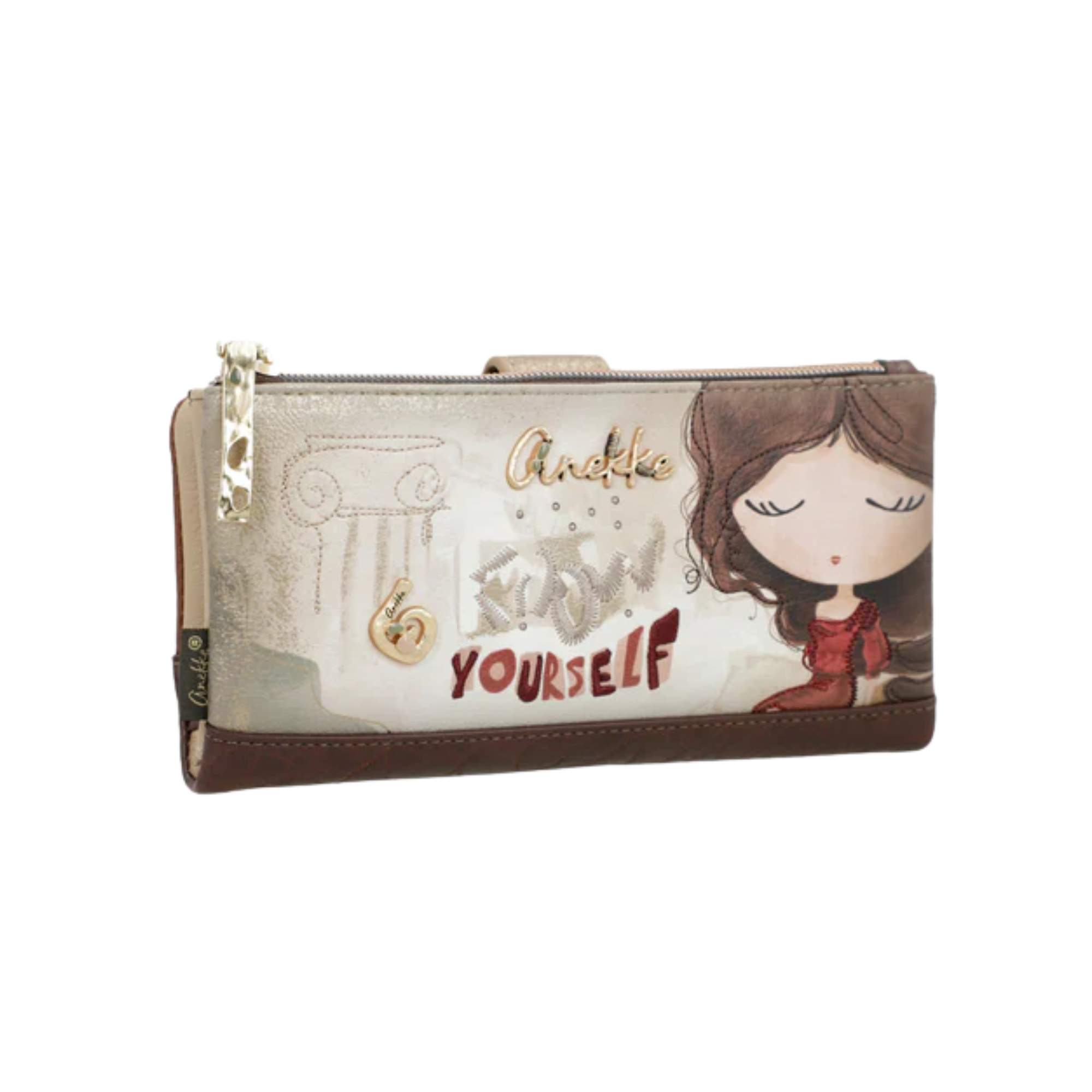 Anekke Brieftasche Flexibel RFID Muse groß